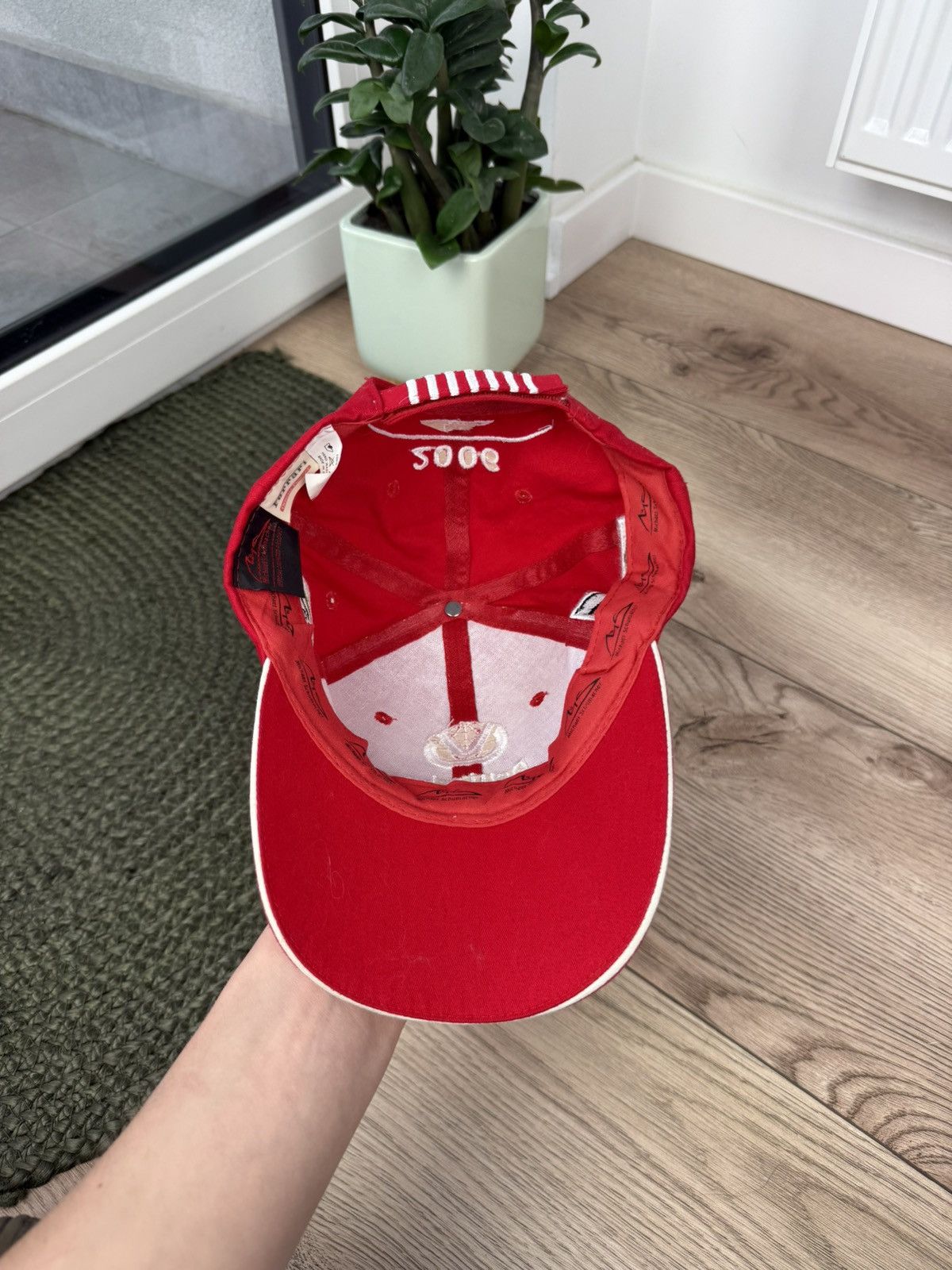 Ferrari 2006 F1 World Champion Michael Schumacher Ferrari Cap Size ONE SIZE - 9 Thumbnail
