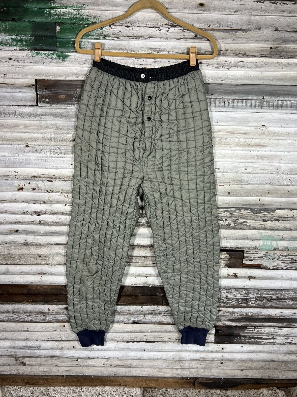 Vintage Vintage Quilted Army Liner Pants Size US 36 / EU 52 - 1 Thumbnail