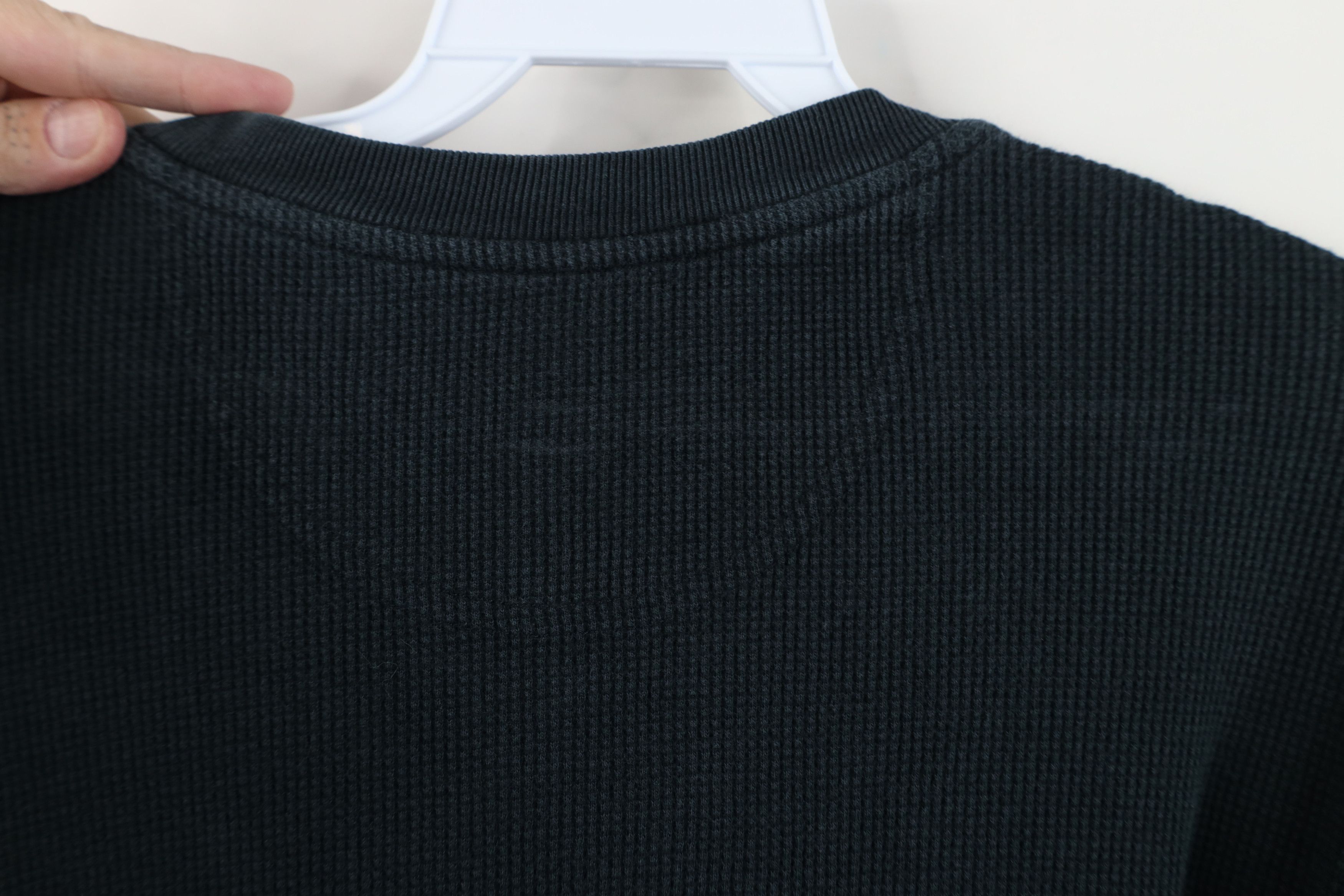 Lacoste Vintage Y2K Lacoste Croc Logo Thermal Waffle Knit T-Shirt Size US XL / EU 56 / 4 - 10 Thumbnail