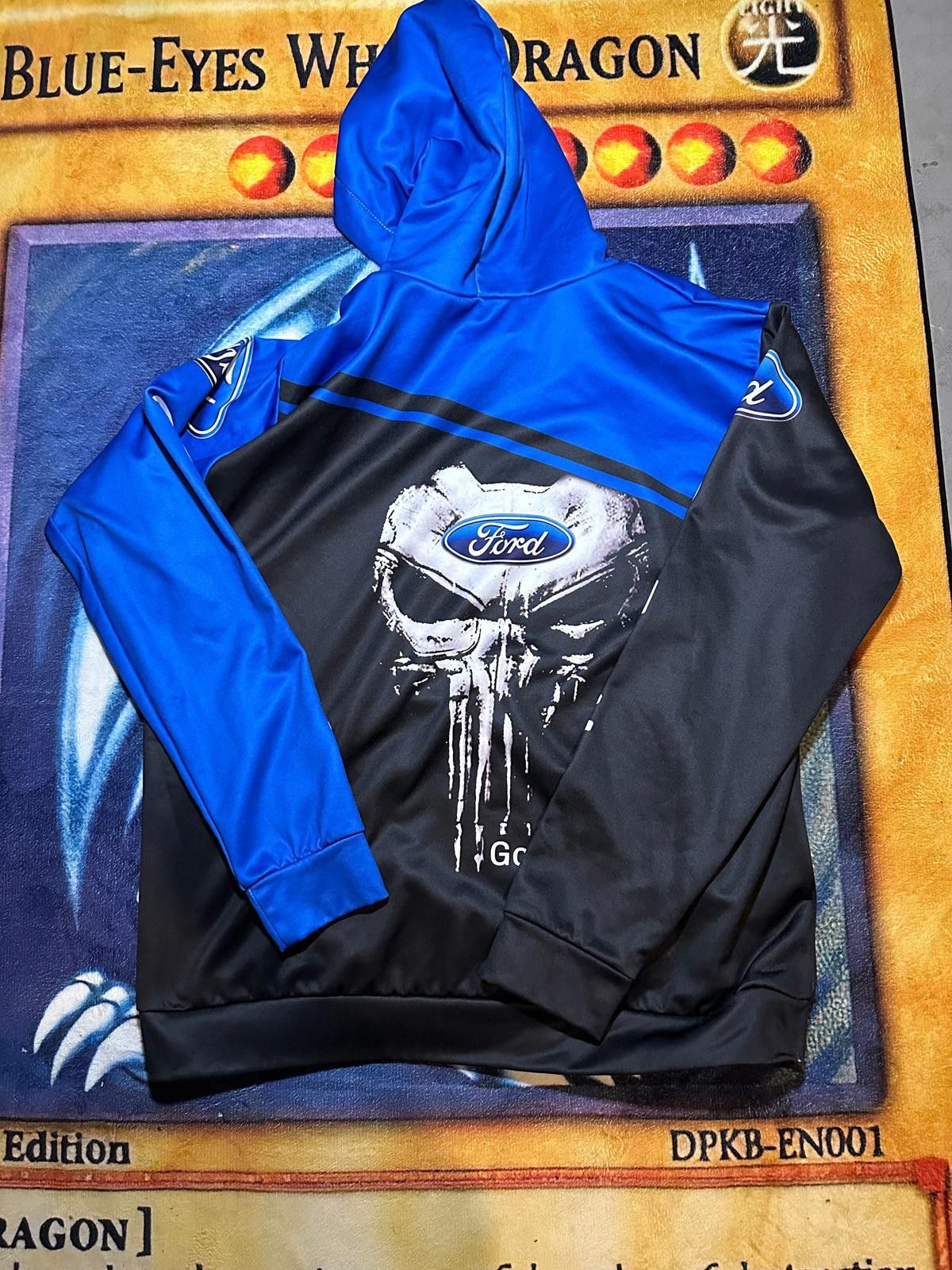 Ford Vintage Ford Go Further Graphic Men's Hoodie Size ONE SIZE - 6 Thumbnail