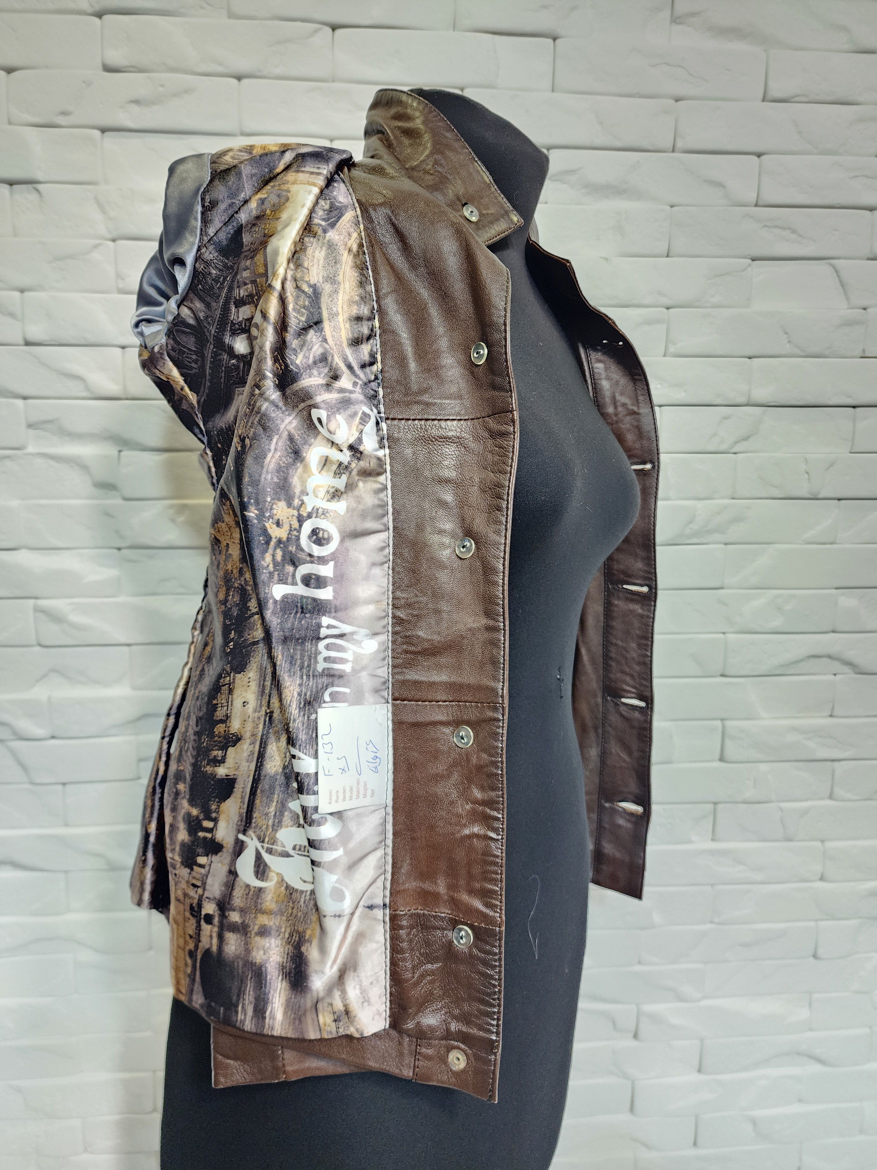 Genuine Leather Leather Women's Jacket: Button-Down Soft Leather Size XS / US 0-2 / IT 36-38 - 9 Thumbnail