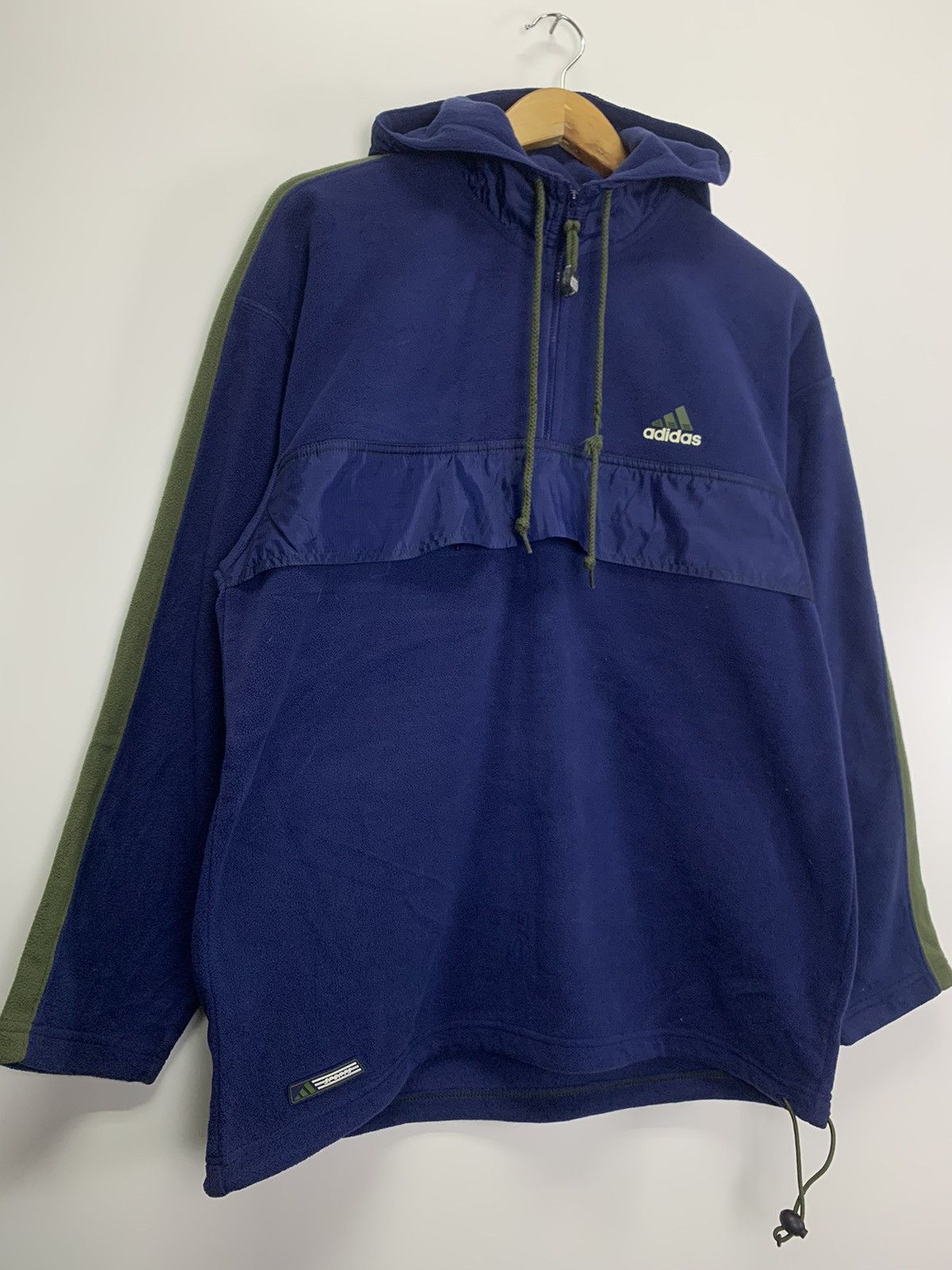 Adidas × Vintage Vintage 90s Adidas hoodie Size US L / EU 52-54 / 3 - 5 Thumbnail