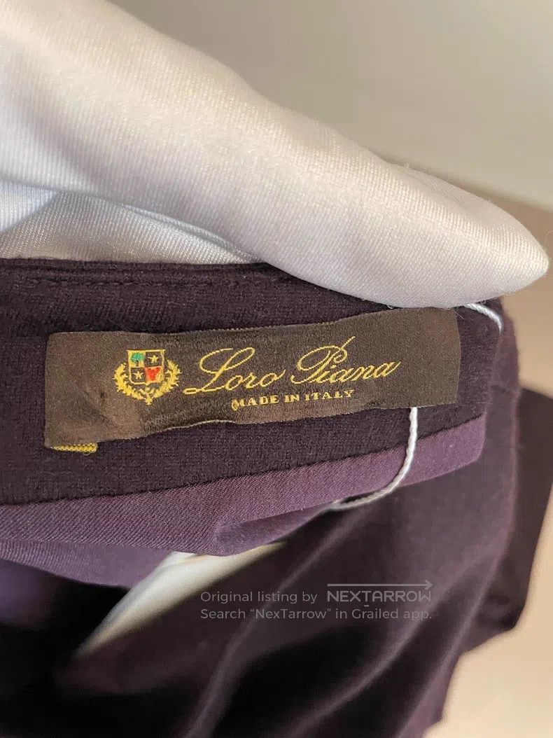 Loro Piana Loro Piana Claret Purple Cashmere and Wool Dress Size XS / US 0-2 / IT 36-38 - 3 Thumbnail
