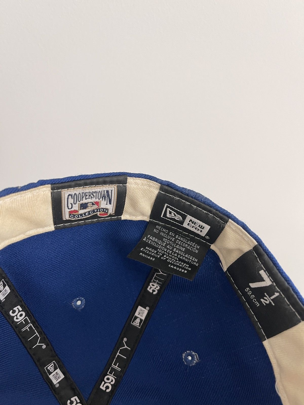 MLB STEAL! NEW YORK METS 2000 WORLD SERIES PATCH GAME HAT Size ONE SIZE - 8 Thumbnail