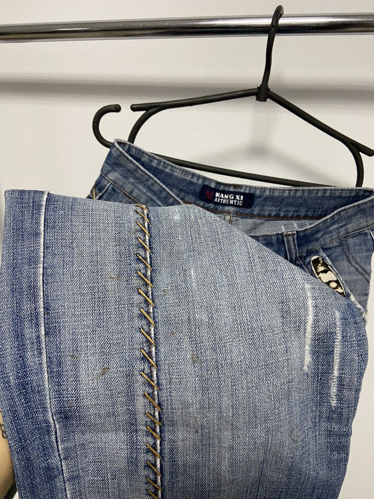 Japanese Brand × Vintage Bucks Dollars jeans Pants Japanese Vintage Small Logo Kang Size US 31 - 17 Thumbnail