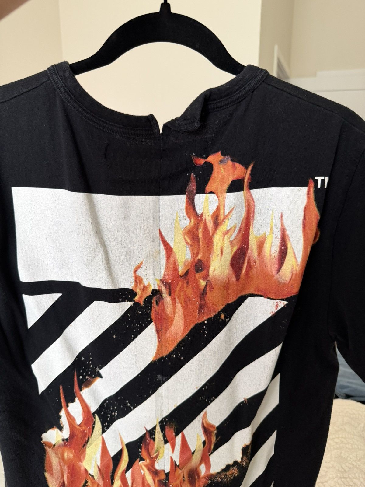 Off-White Off-White Virgil Abloh Flame Shirt Size US M / EU 48-50 / 2 - 16 Thumbnail