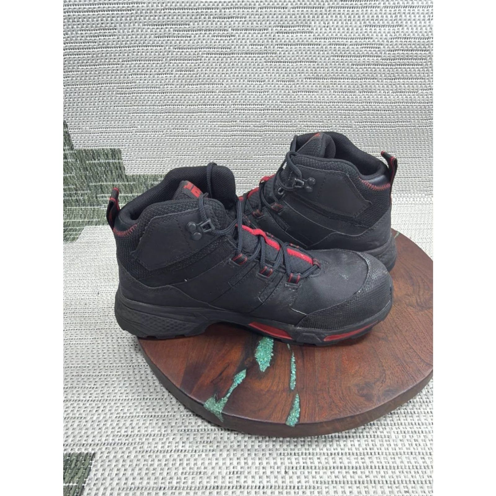 Timberland Timberland PRO Boots Men Size 8 W Switchback LT Composite Toe Work Black Leather Size US 8 / EU 41 - 4 Thumbnail