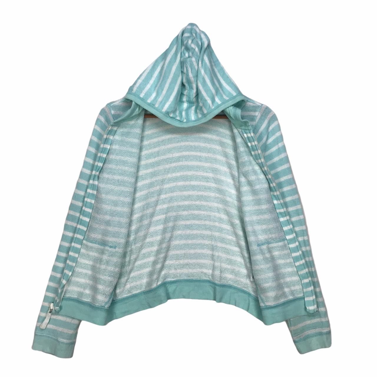 Gap Vtg GAP KIDS Zip Up Striped Hoodie Sweater Streetwear Size US XXS / EU 40 - 2 Thumbnail