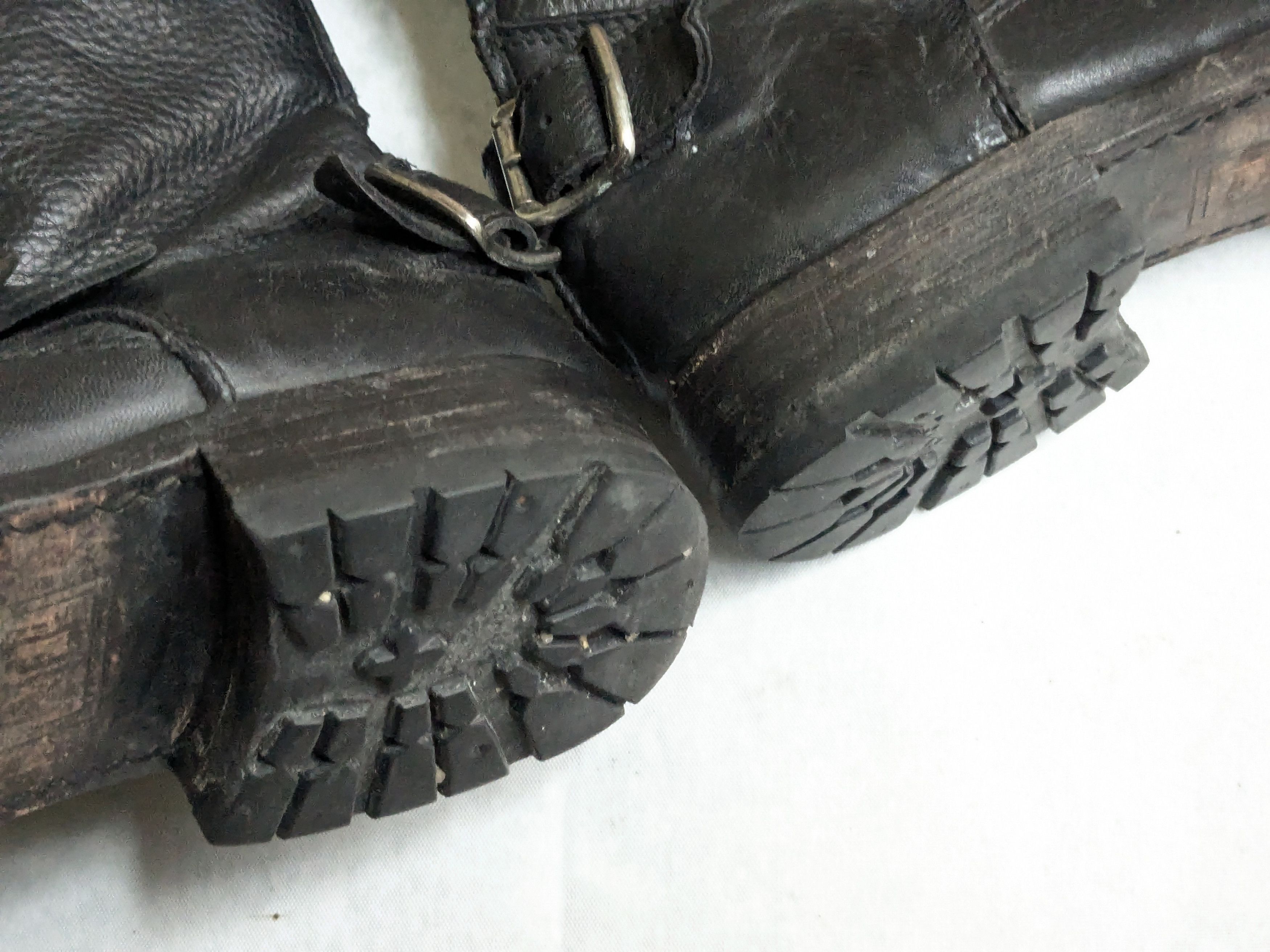 Frye Frye Engineer Boots Black Leather 7.5 Motorcycle Biker Size US 7.5 / EU 40-41 - 18 Thumbnail