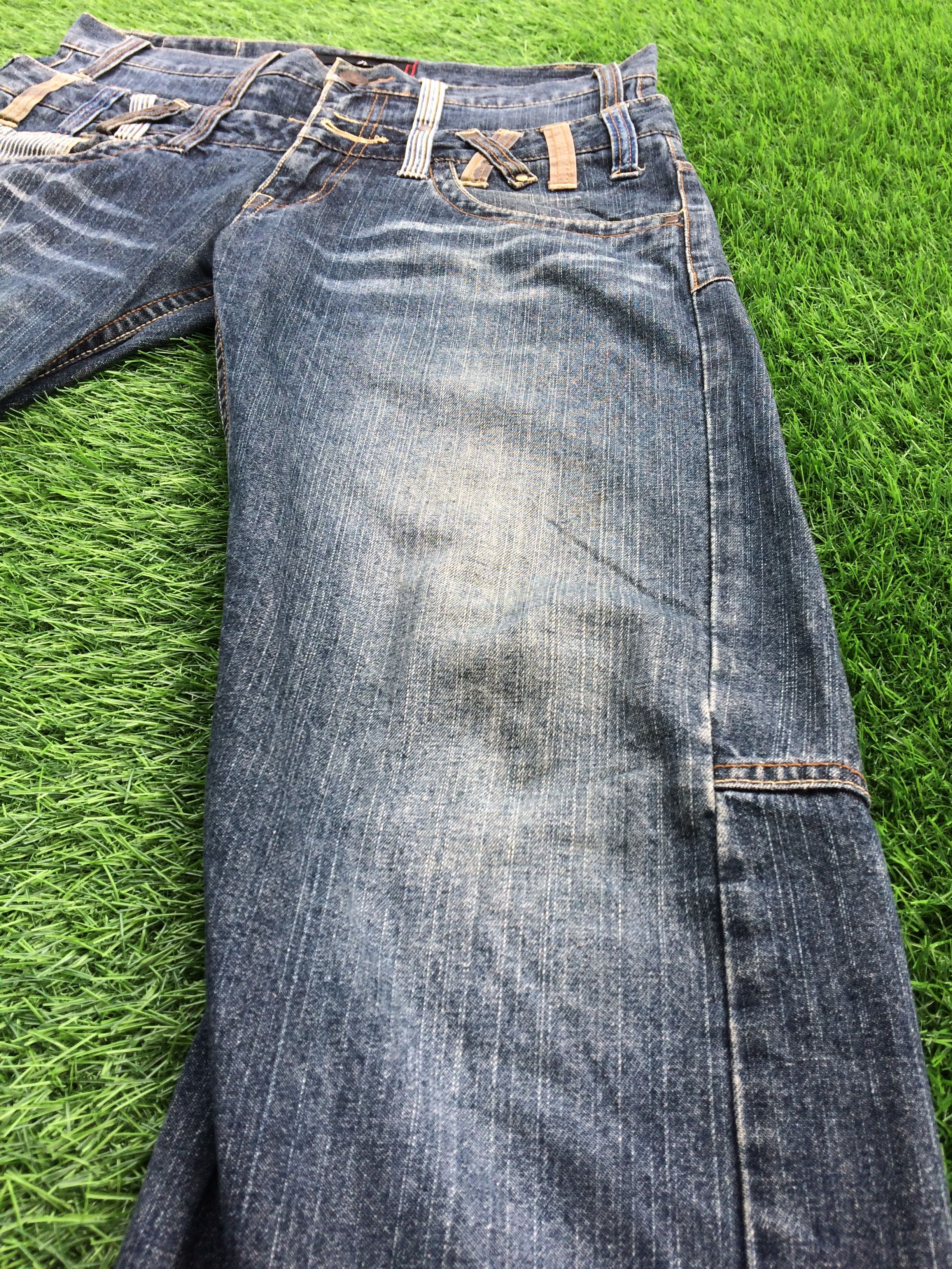 Japanese Brand Japanese Double Waist Denim Jeans Pants D-854 Size US 32 / EU 48 - 6 Thumbnail