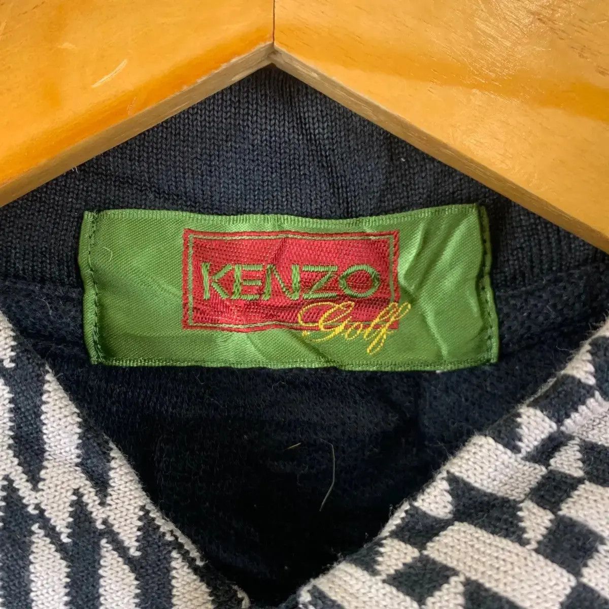 Kenzo Vintage KENZO PARIS GOLF Collection Monogram Polo Tee Shirt Size S / US 4 / IT 40 - 5 Thumbnail