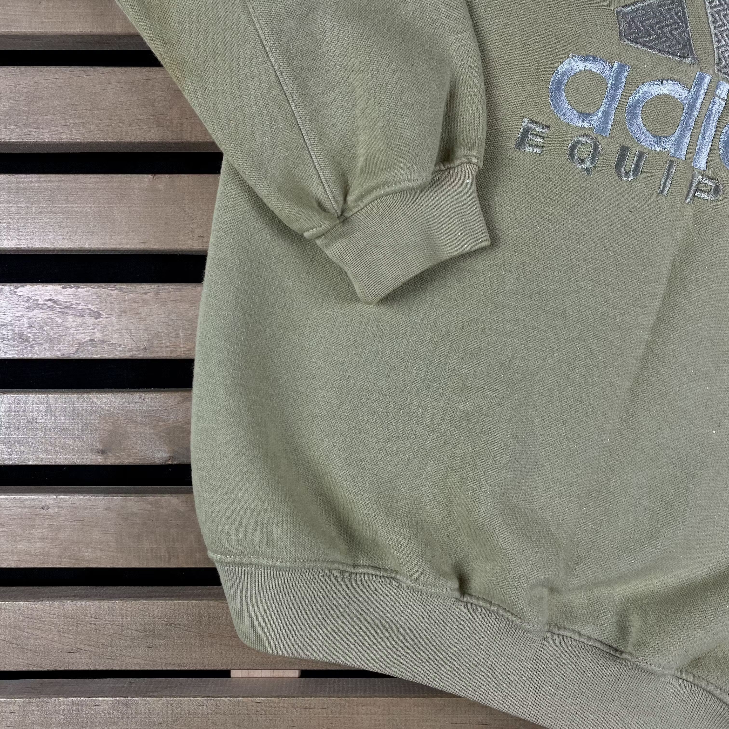 Adidas × Vintage Mens Sweatshirt Adidas Equipment Vintage Size L Size US L / EU 52-54 / 3 - 3 Thumbnail