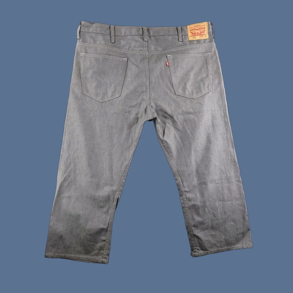 Levi's Levi's 559 Cropped Jeans Mens 43x25 Gray Denim Cotton Relaxed Fit Vintage No Size US 43 - 1 Thumbnail