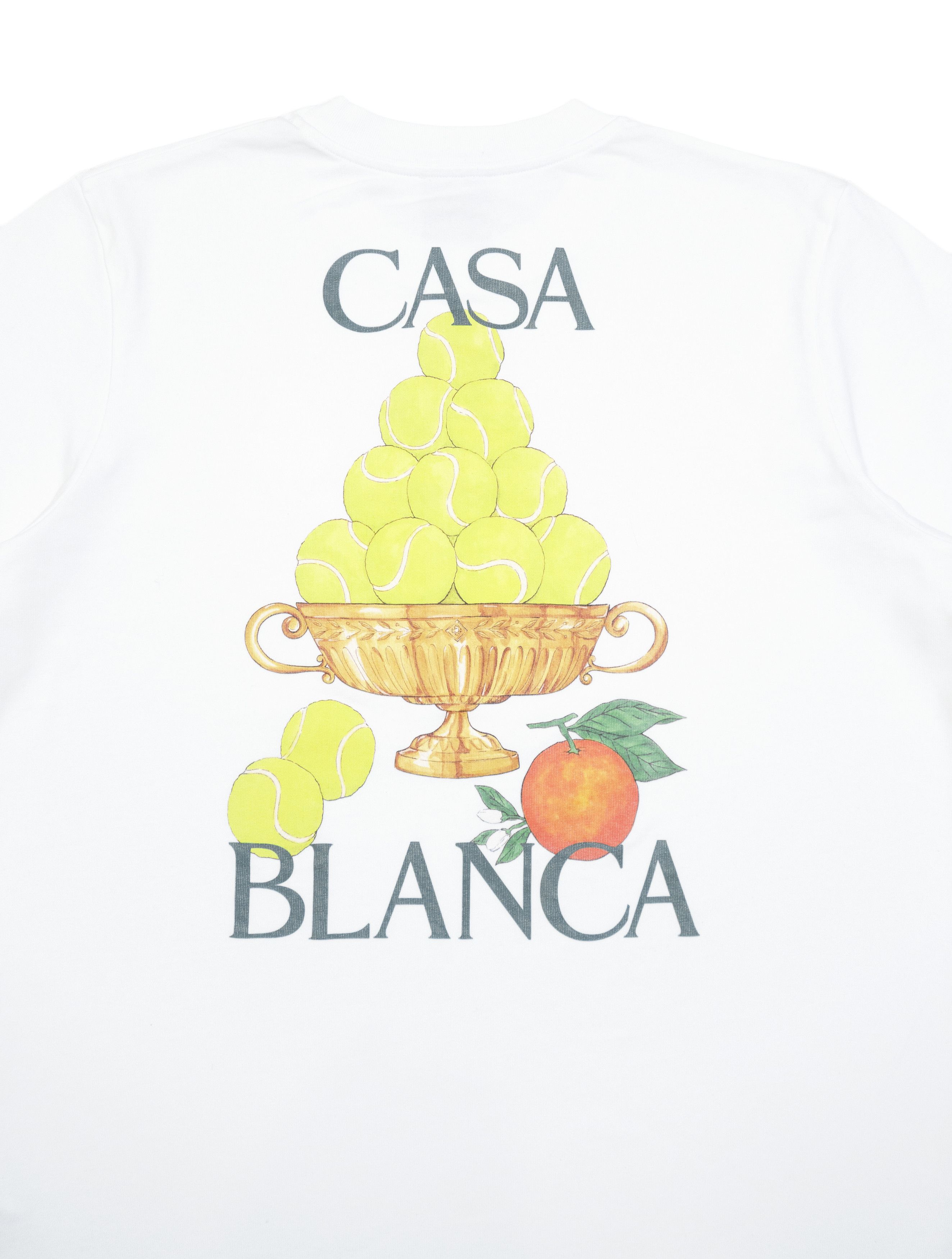 Casablanca Le Triomphe De Tennis Logo T-Shirt Size US M / EU 48-50 / 2 - 5 Thumbnail