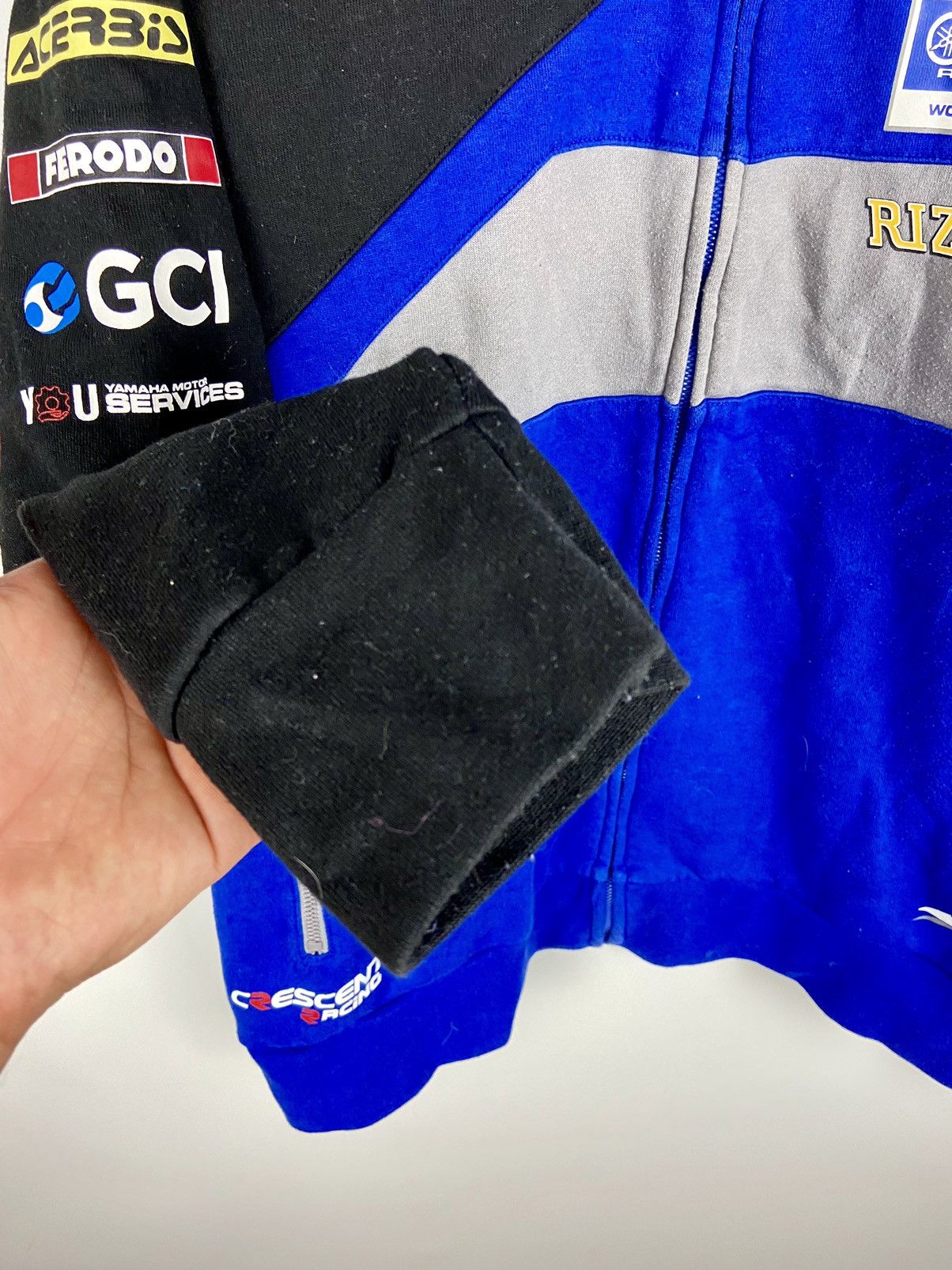Vintage × Yamaha Yamaha Racing Rizla + Pata Snack Promo Jacket Cotton Mens Size US XL / EU 56 / 4 - 10 Thumbnail