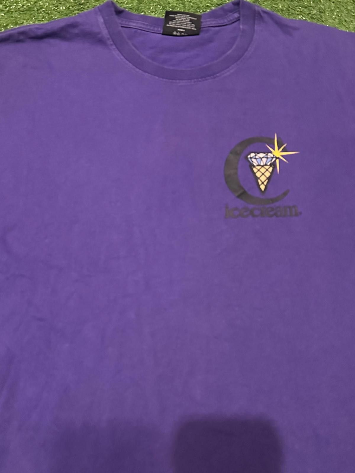 Icecream Icecream Purple Graphic Logo T-Shirt Size ONE SIZE - 3 Thumbnail