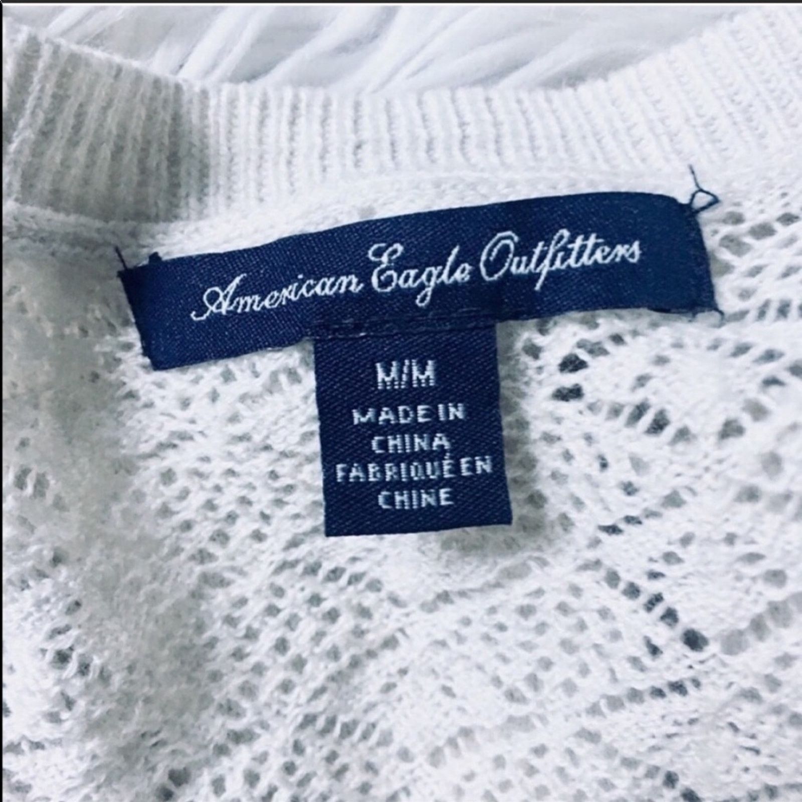 American Eagle Outfitters AMERICAN EAGLE Open Weave Oatmeal Sweater Dress M Size M / US 6-8 / IT 42-44 - 7 Thumbnail