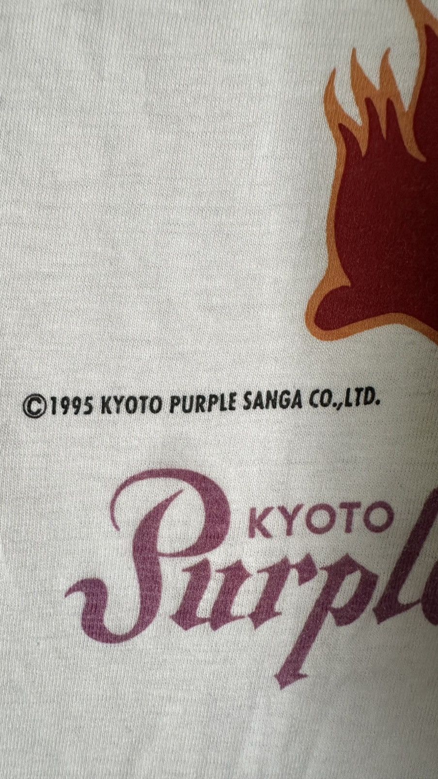 Japanese Brand VINTAGE 1995 KYOTO PURPLE SANGA J LEAGUE TEE Size US M / EU 48-50 / 2 - 3 Thumbnail