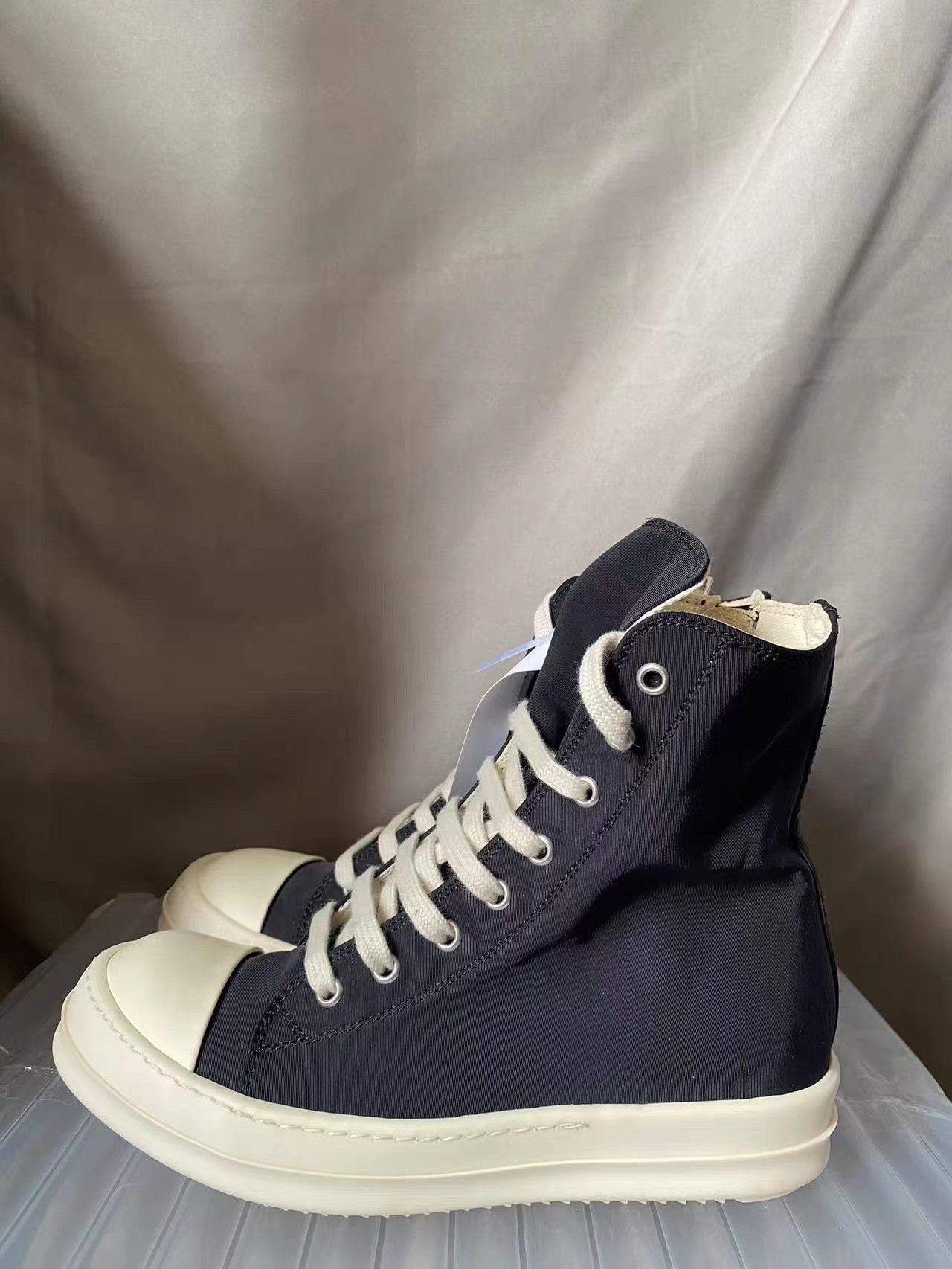 Rick Owens Rick Owens DRKSHDW Satin Ramones Size US 7 / IT 37 - 1 Thumbnail