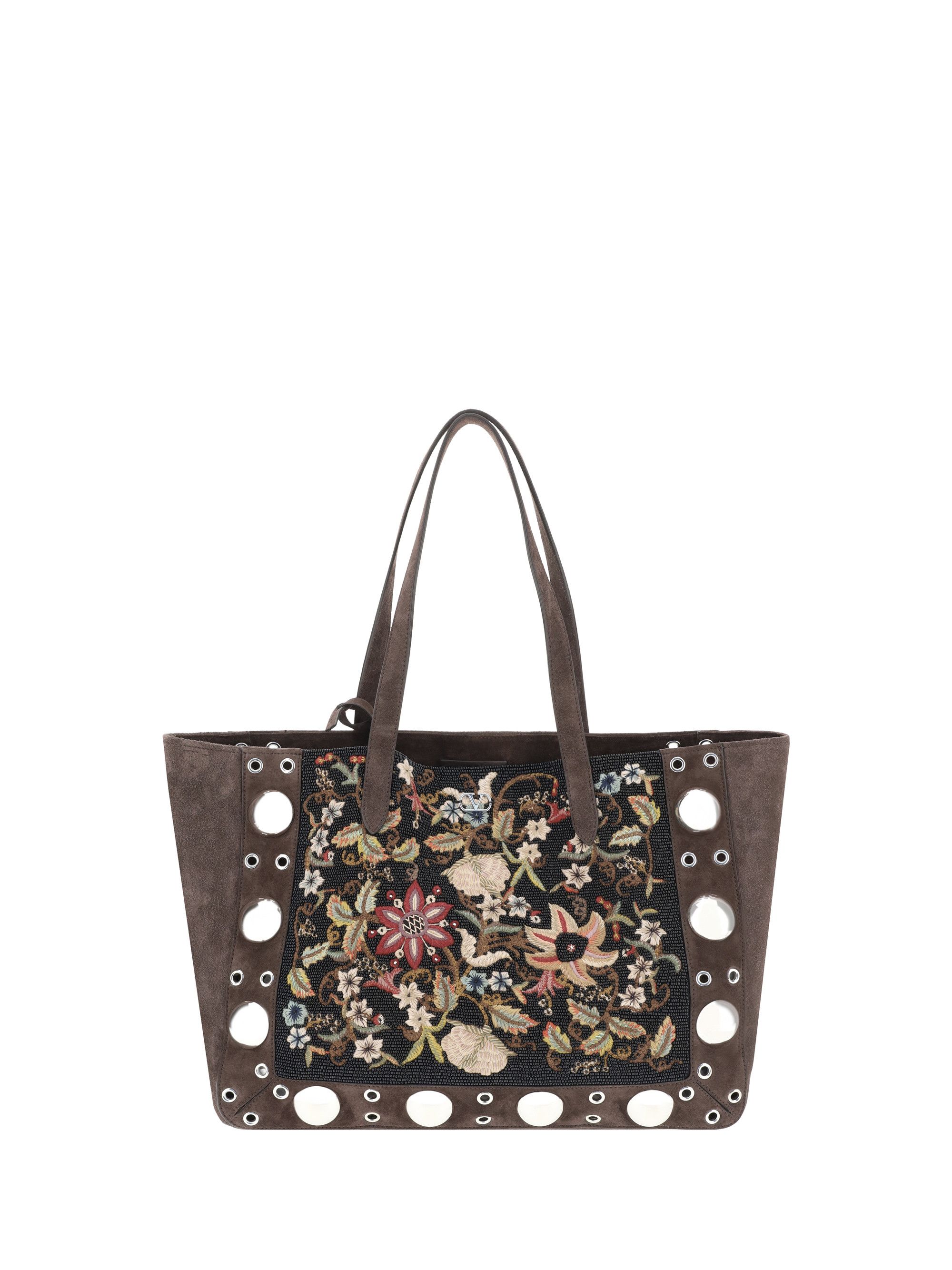 Valentino Garavani Floral Embroideried Nellcote Tote Bag, Women's