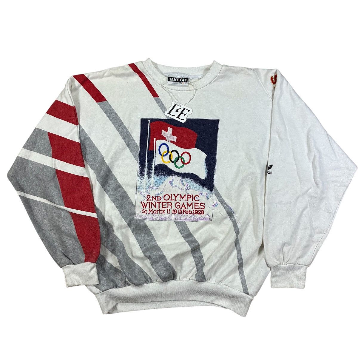 Adidas Mens Vintage Sweatshirt Adidas Winter Olympics Games Size XL Size US XL / EU 56 / 4 - 1 Thumbnail