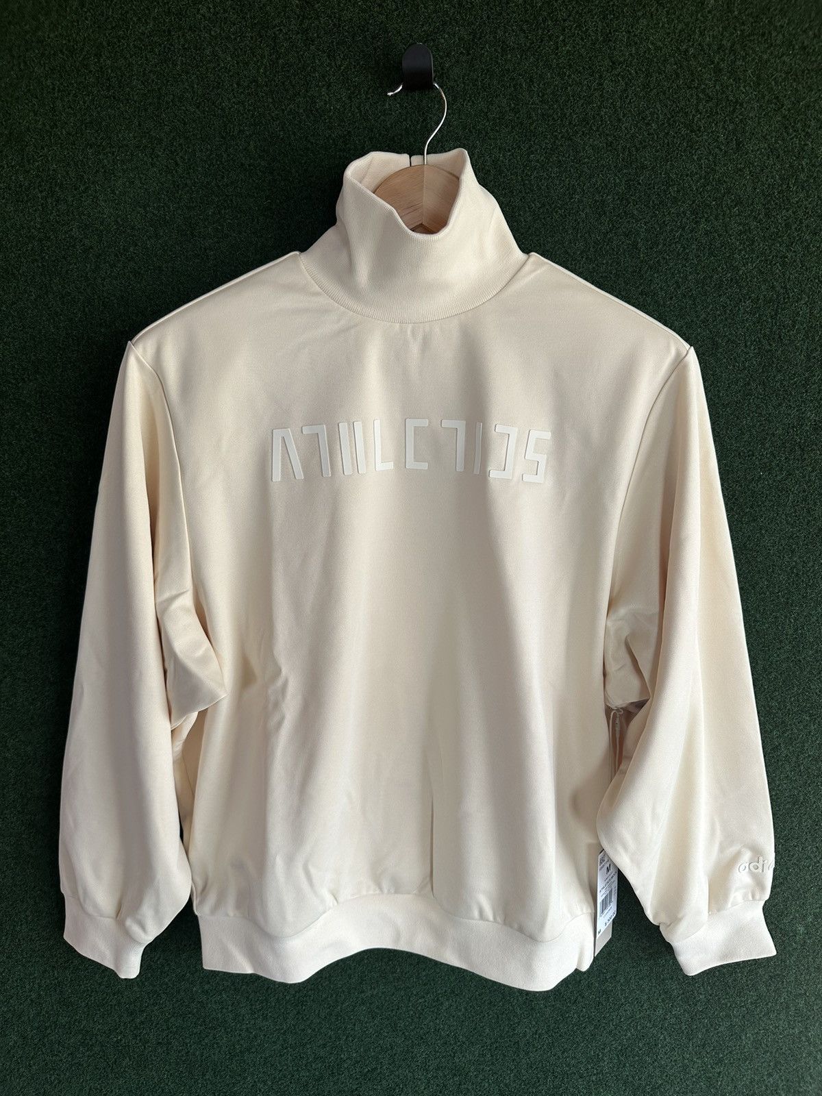 Adidas × Fear of God Fear of God x Adidas Athletics Women’s Pale Yellow Mock Neck Size M / US 6-8 / IT 42-44 - 1 Thumbnail