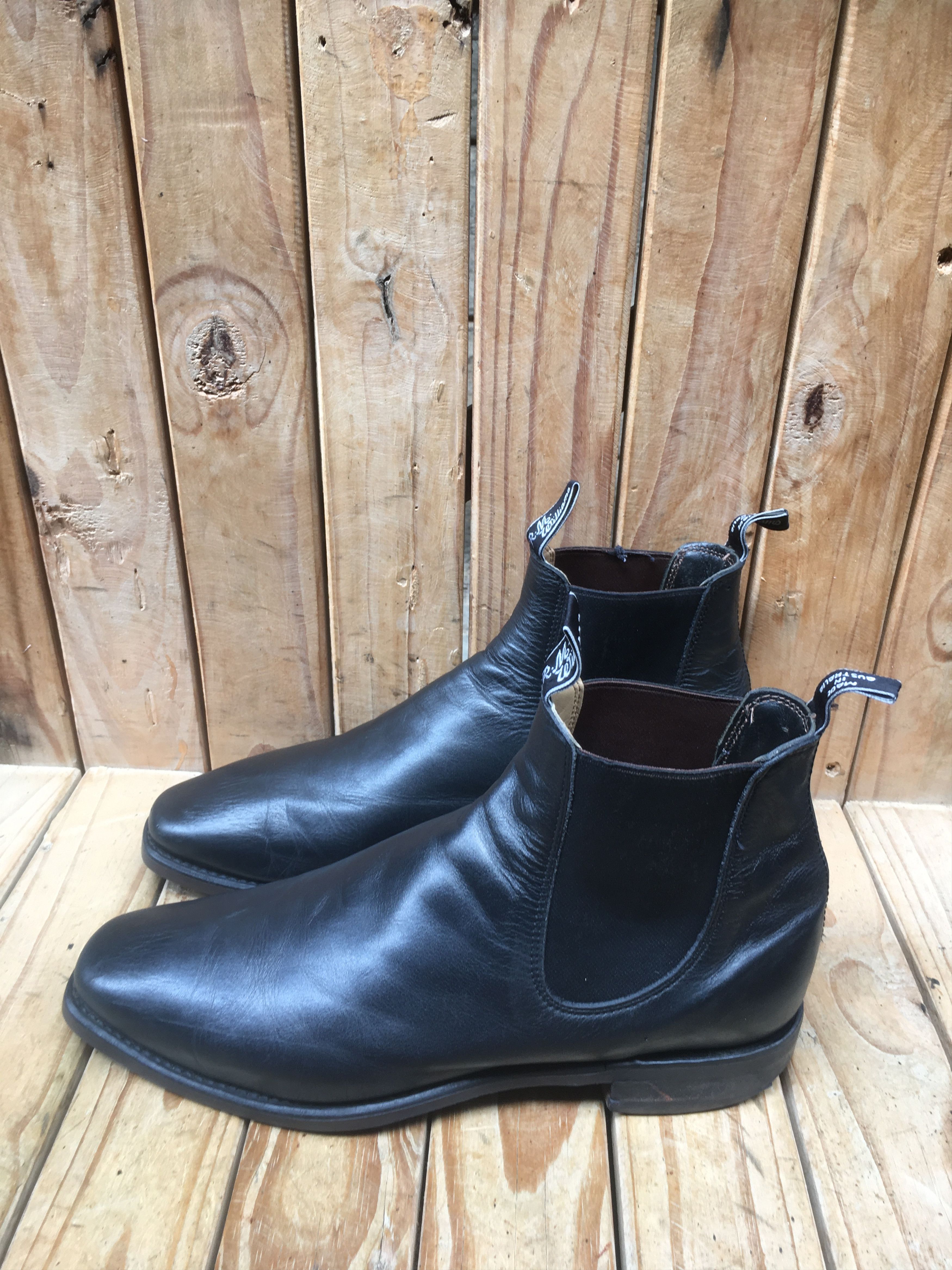 R.M. Williams Rm Williams Black leather chelsea Men Boots Size UK 11 F Size US 12 / EU 45 - 10 Thumbnail