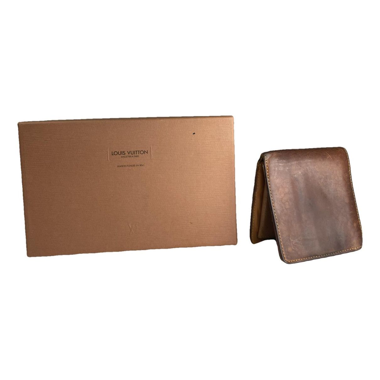 Louis Vuitton Daily Brown Leather Purse Size ONE SIZE - 1 Thumbnail