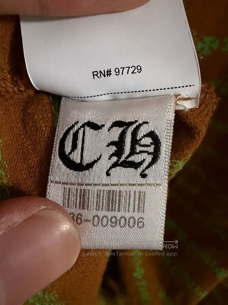 Chrome Hearts CHROME HEARTS Size M Embroidered short sleeves with brown a Size US M / EU 48-50 / 2 - 6 Thumbnail