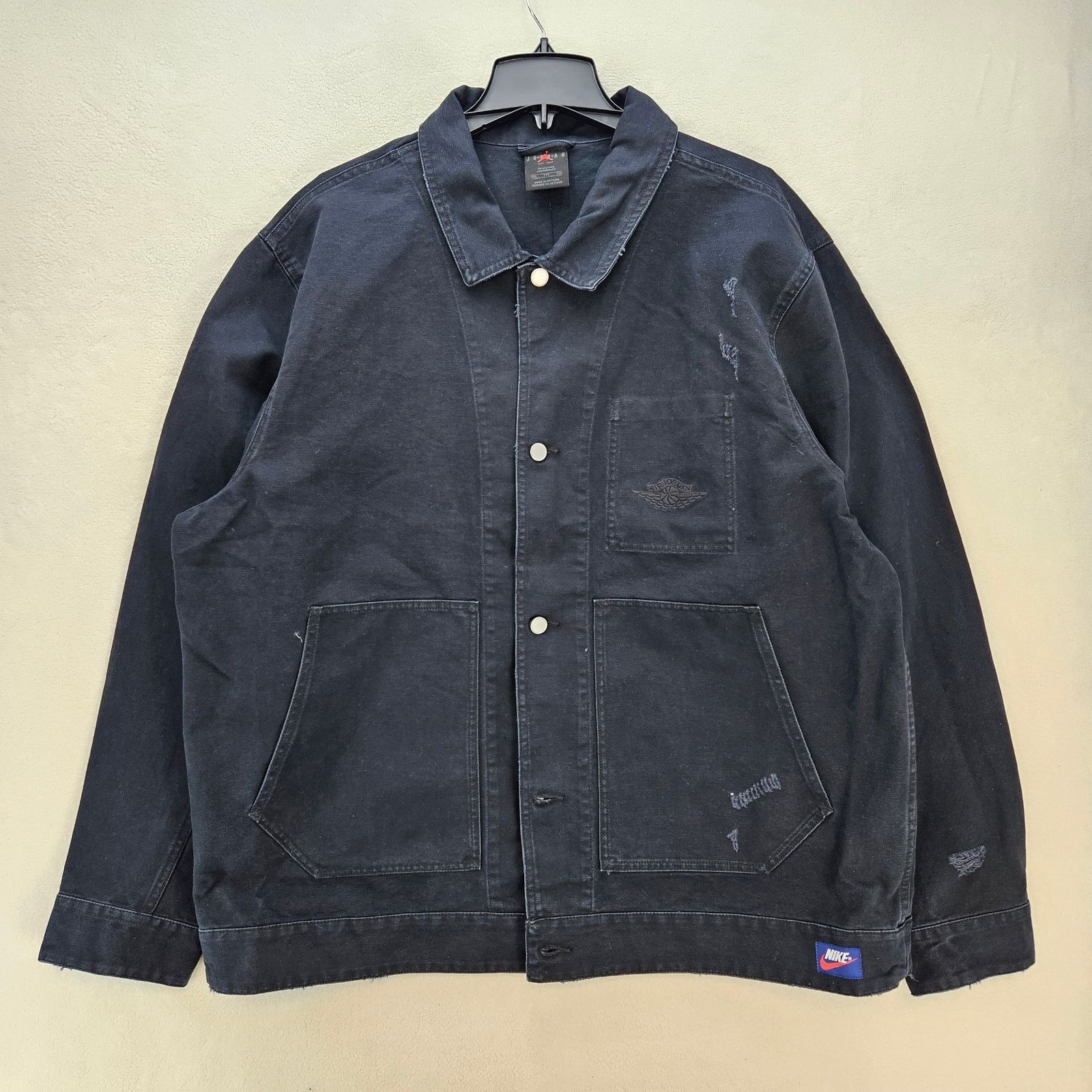 Jordan Brand NIKE X AIR JORDAN MEN'S XXL-TALL CHICAGO DISTRESSED JACKET Size US XXL / EU 58 / 5 - 1 Thumbnail