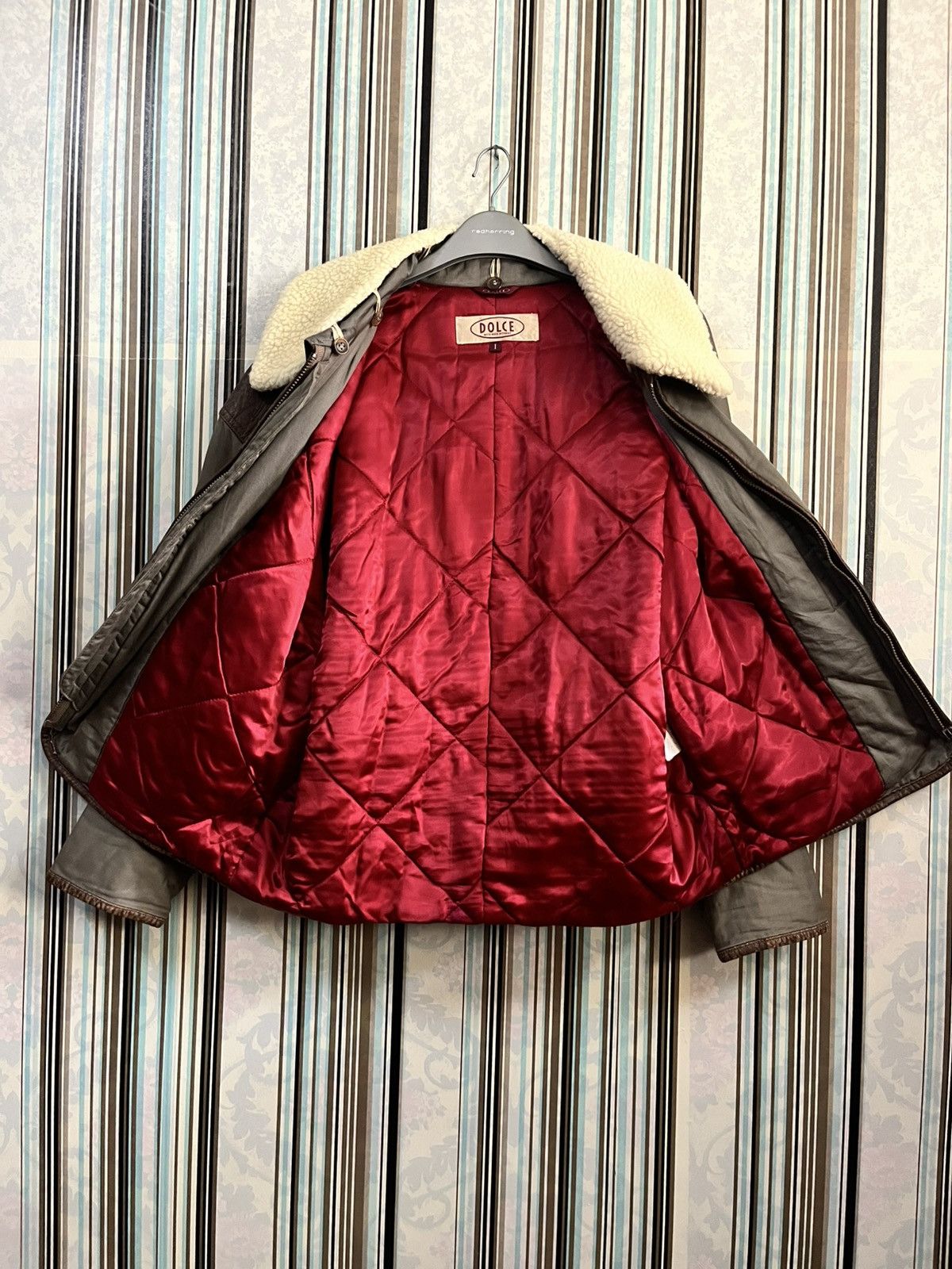 Japanese Brand 1980s UNCLE DOLCE G-1 panel leather #H2 Size US L / EU 52-54 / 3 - 8 Thumbnail