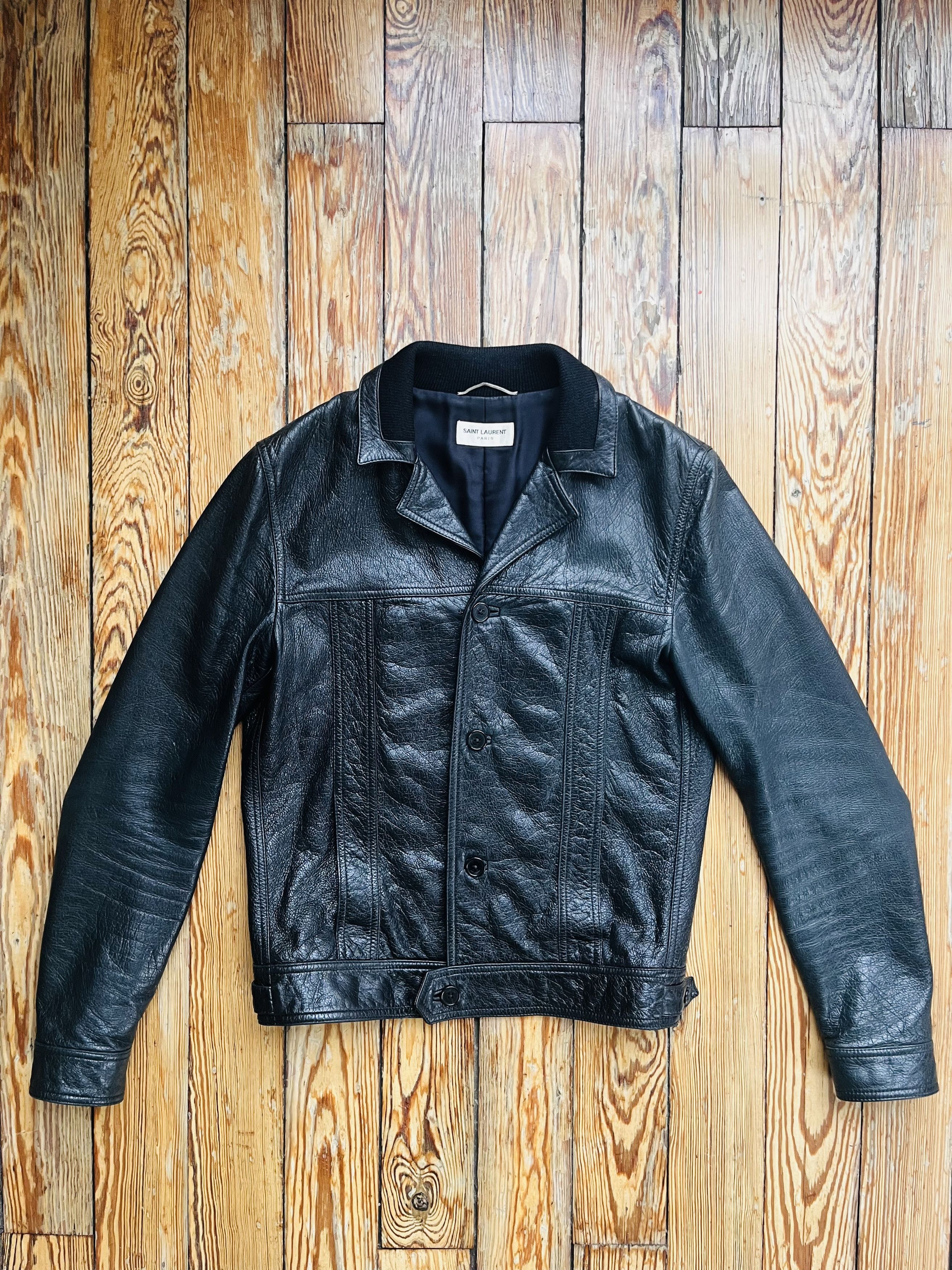 Saint Laurent Paris Hedi Slimane Saint Laurent Trapper leather jacket Size US S / EU 44-46 / 1 - 2 Thumbnail