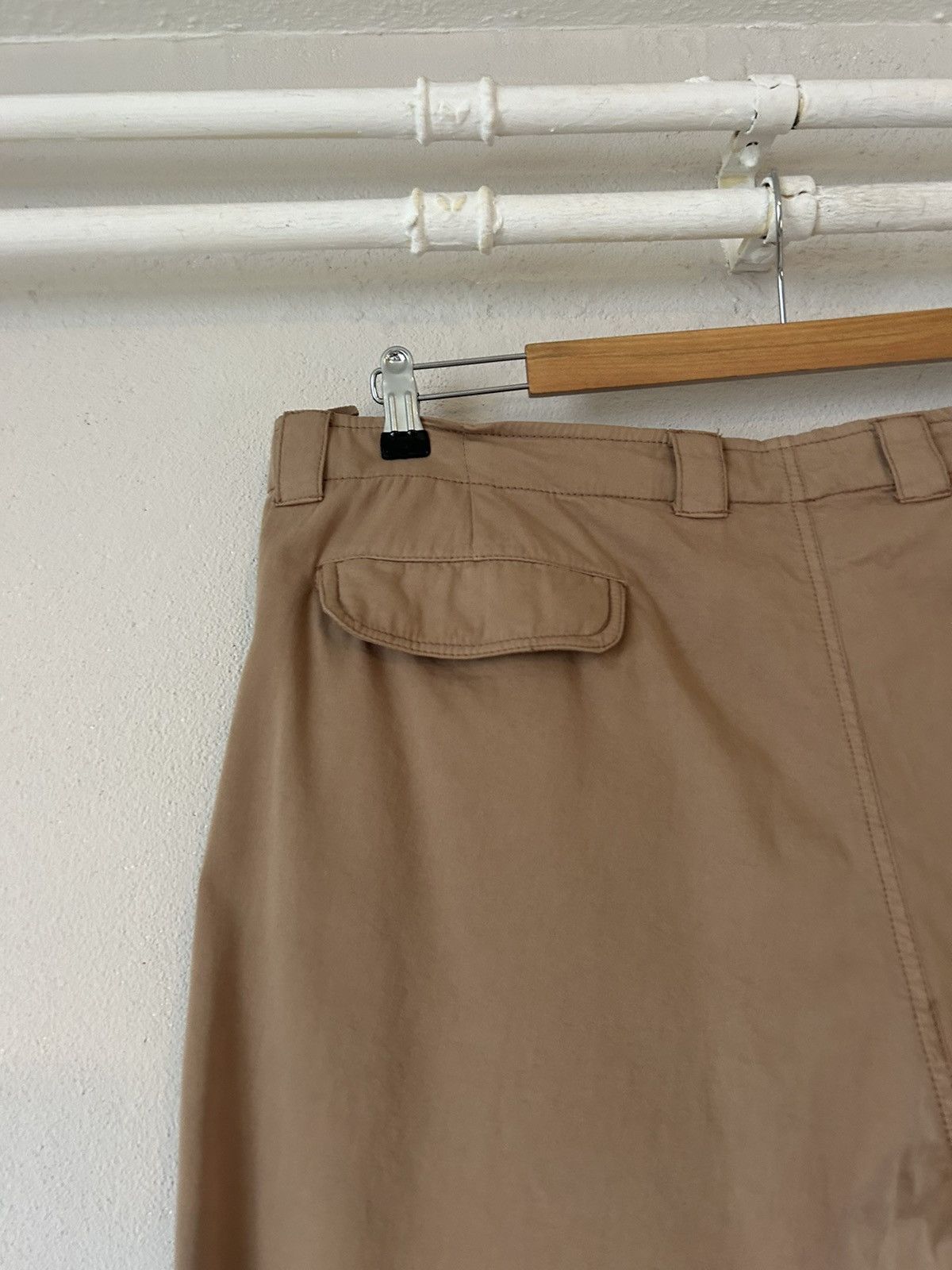Brunello Cucinelli Brunello Cucinelli Beige Cotton Pants - Size 56 Size US 40 / EU 56 - 9 Thumbnail