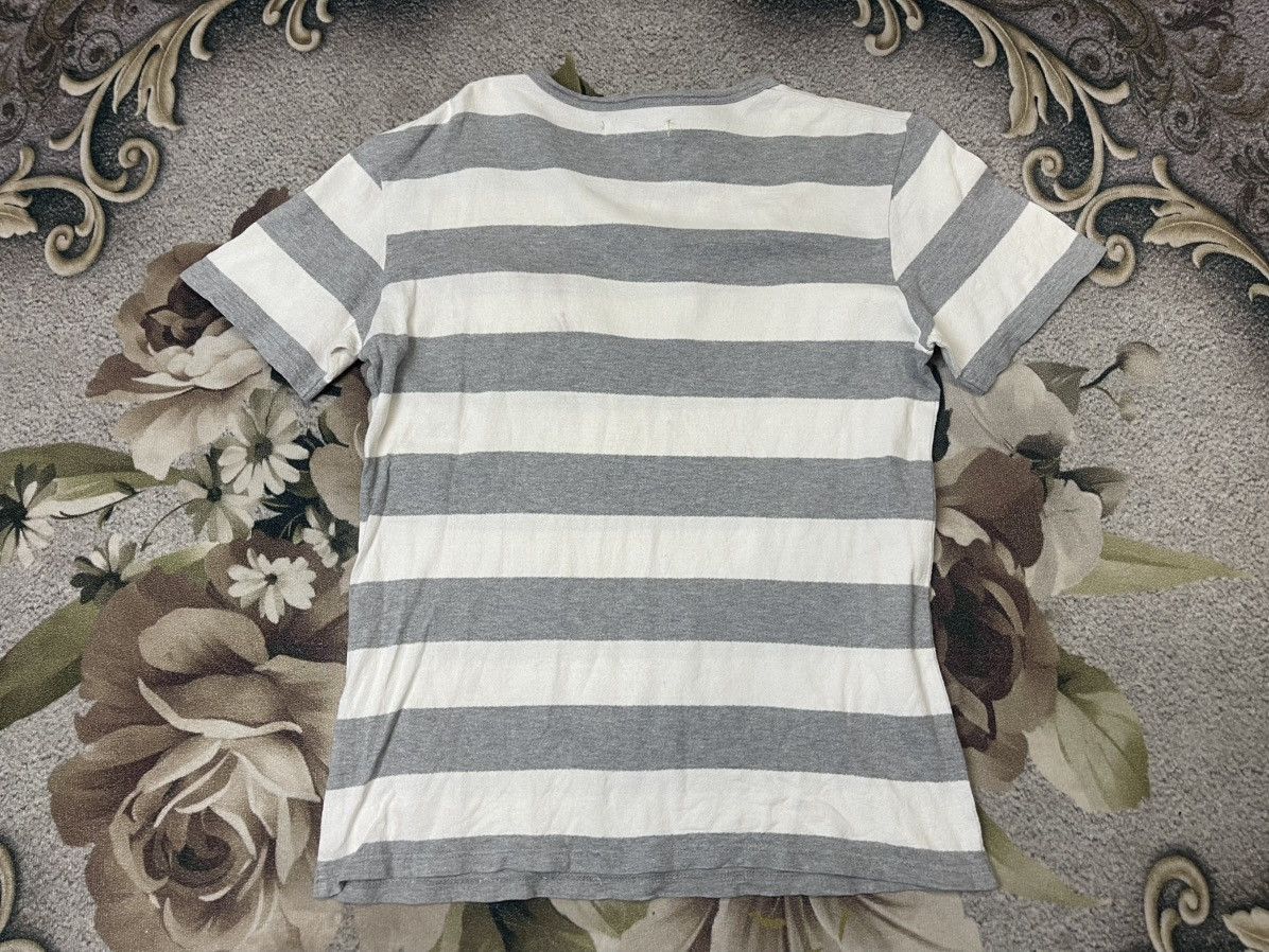 Morgan Homme Morgan Homme Stripe Tshirt Streetwear Size US S / EU 44-46 / 1 - 2 Thumbnail
