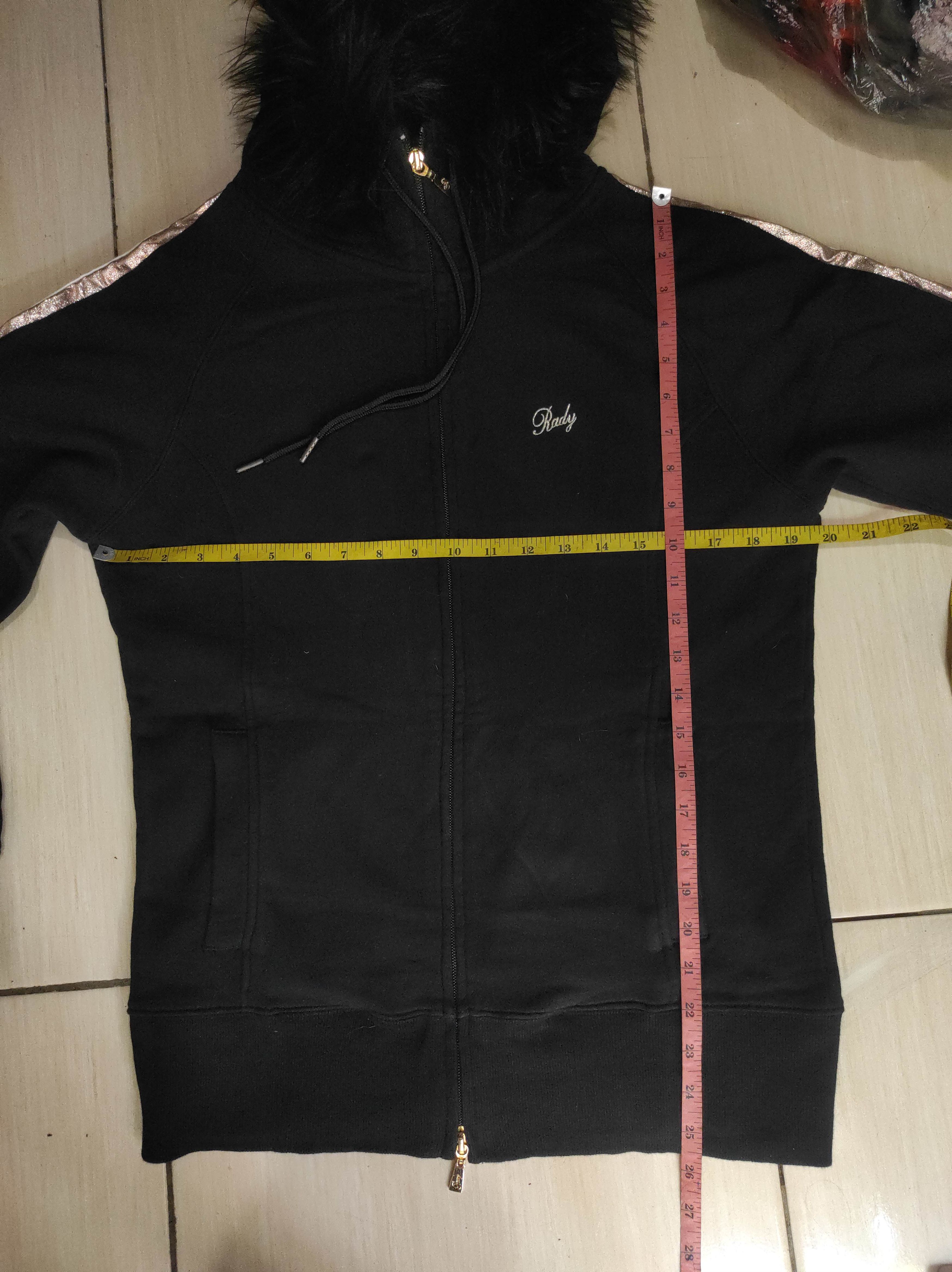 If Six Was Nine Rady black Double Zipper Fur Hoodie i6w9 Lgb Style Size US S / EU 44-46 / 1 - 15 Thumbnail