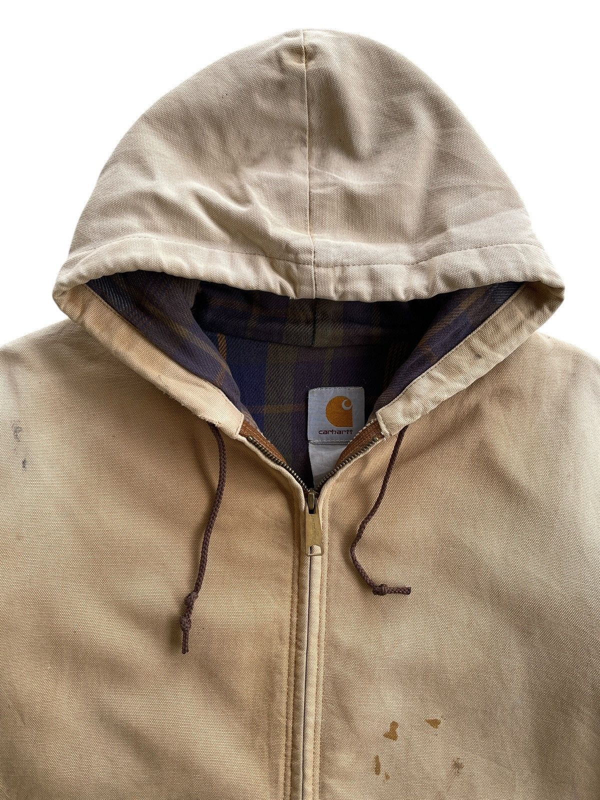 Carhartt Destroyed❗️Vintage 80s Carhartt Active Workwear Jacket Size US XXL / EU 58 / 5 - 7 Thumbnail