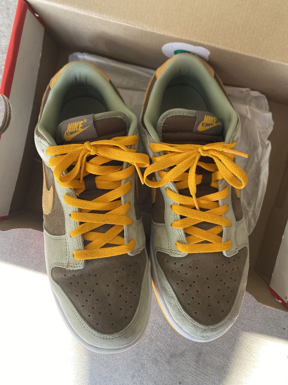 Nike Nike Dunk Low Dusty Olive Size US 10 / EU 43 - 5 Thumbnail