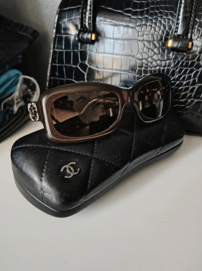 Chanel × Vintage CHANEL SUNGLASSES 5127-B LOGO ICONIC 4017 Mask RI967 Size ONE SIZE - 3 Thumbnail