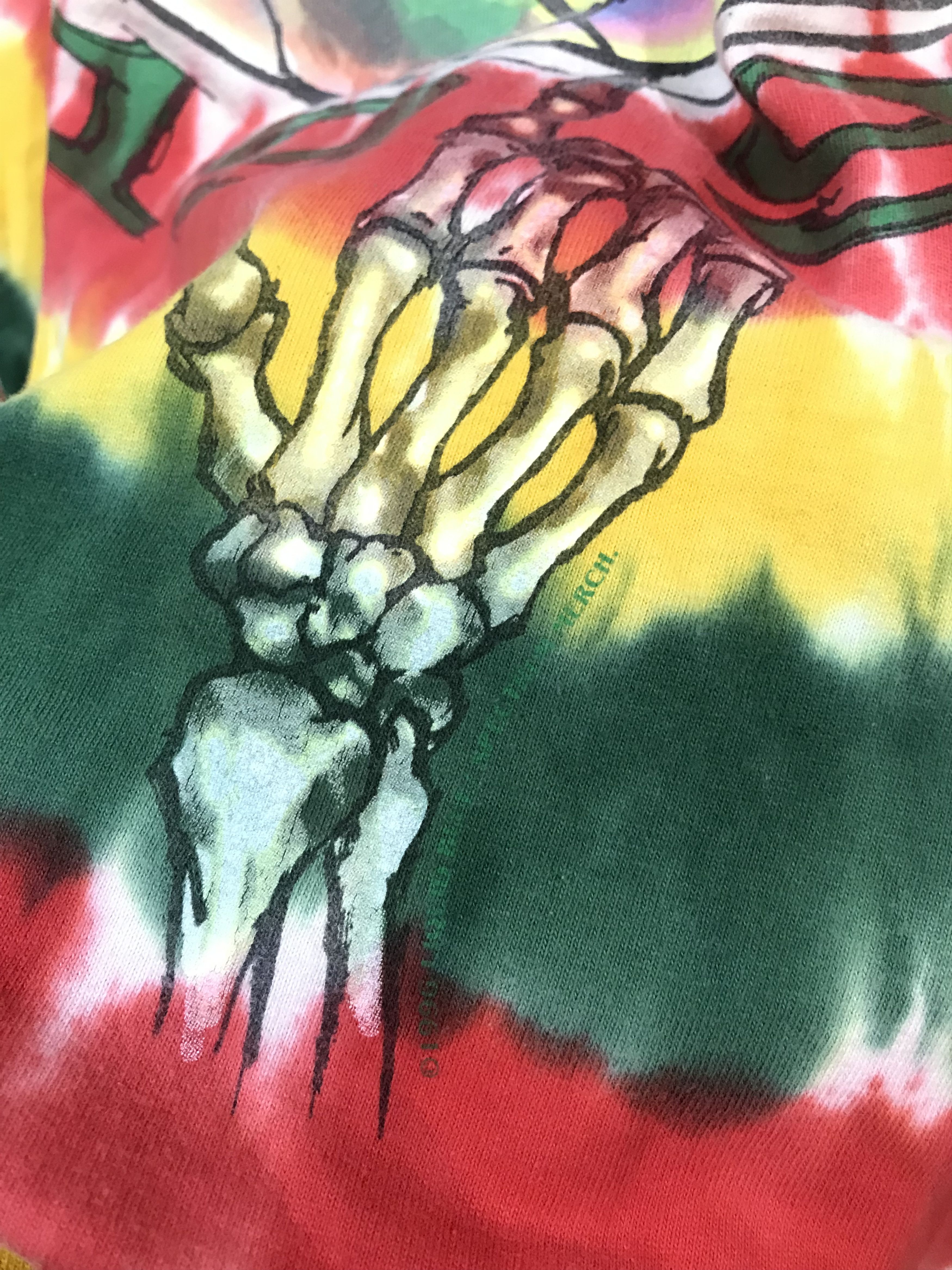 Liquid Blue Vintage Lithuania Liquid Blue Tye Dye Tee Size US XXL / EU 58 / 5 - 10 Thumbnail