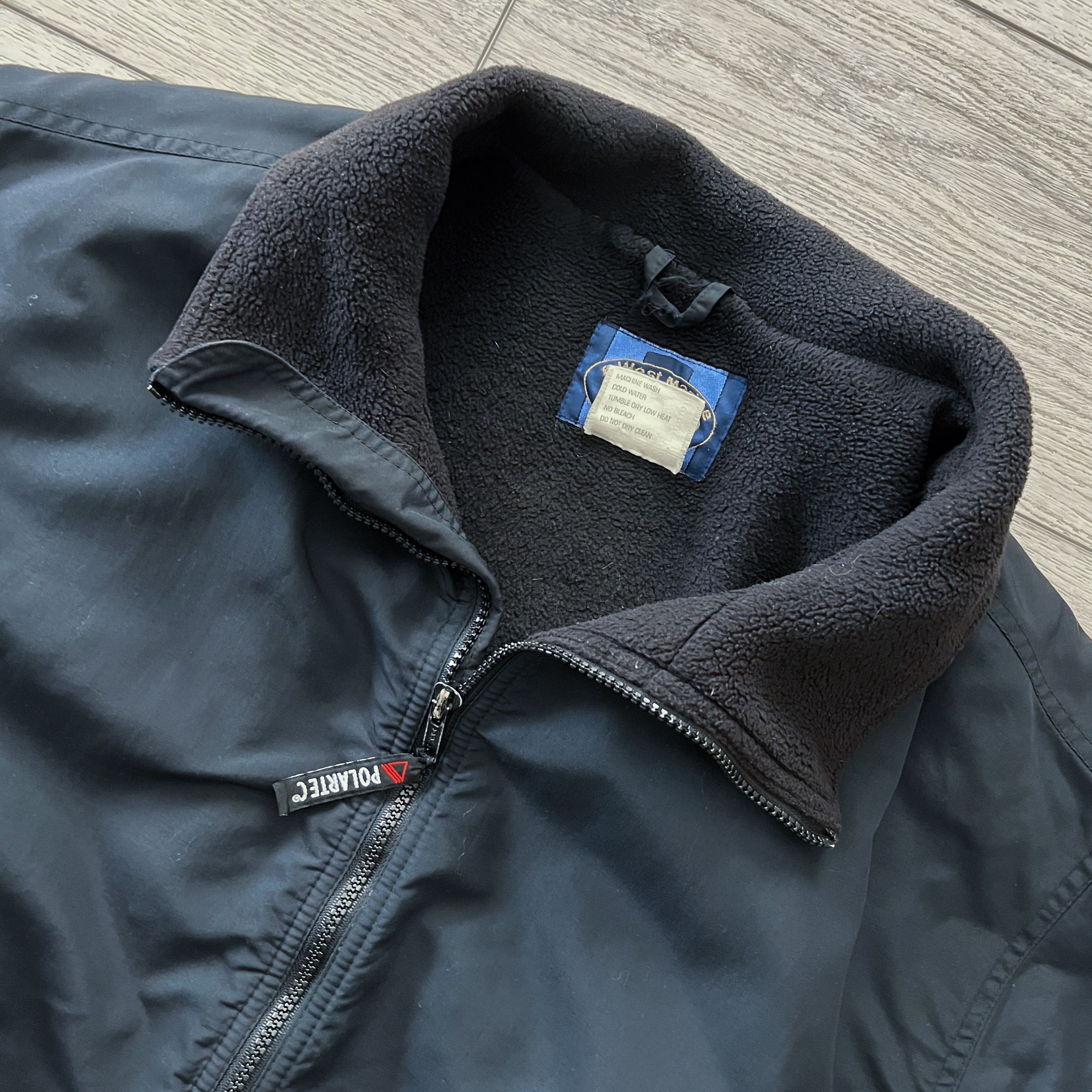 Vintage Amazing True Vintage West Marine Nautical Gear Lined Jacket Size US L / EU 52-54 / 3 - 4 Thumbnail