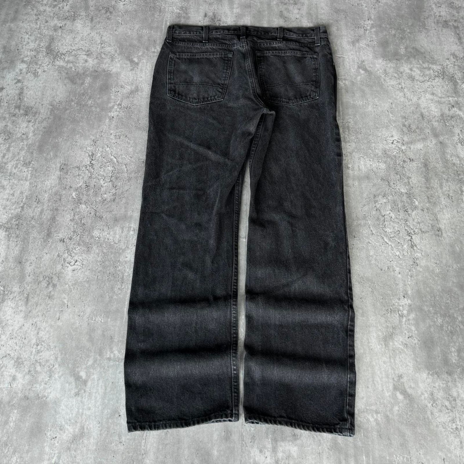 Arizona Jean Co. × Japanese Brand × Vintage Vintage Y2K Arizona Faded Black Grunge Opium Denim Jeans Size US 38 / EU 54 - 2 Thumbnail