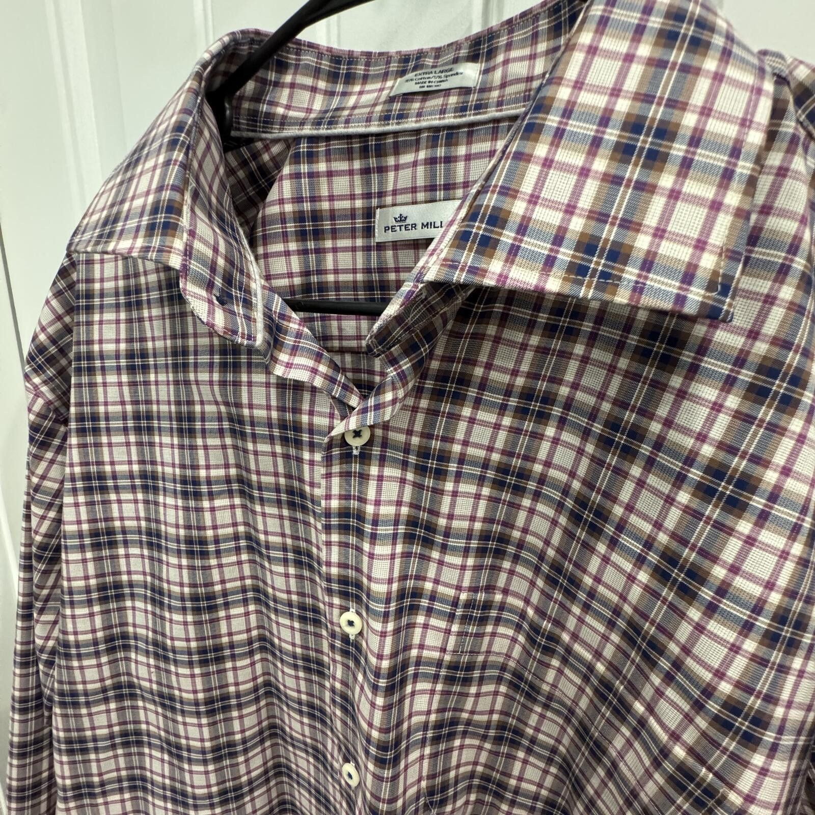 Peter Millar Peter Millar XL Plaid Button-Up Shirt Size US XL / EU 56 / 4 - 1 Thumbnail