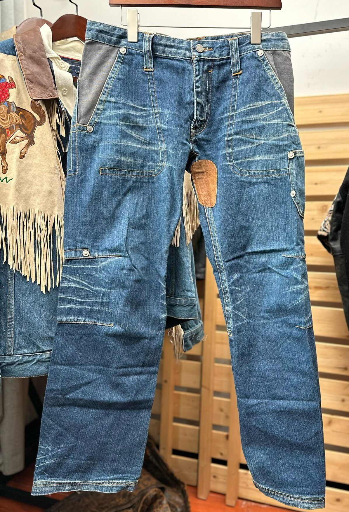 Vintage Tough Lumberjack Jeans Cowhide Canvas Size US 30 / EU 46 - 1 Thumbnail
