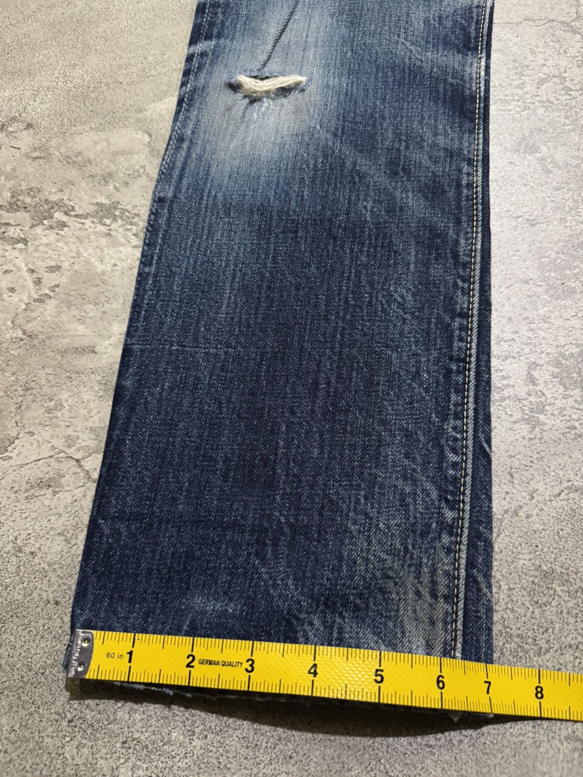 The Real McCoy's Joe McCoy Lot.906 Denim Selvedge distressed jeans Size US 28 / EU 44 - 17 Thumbnail