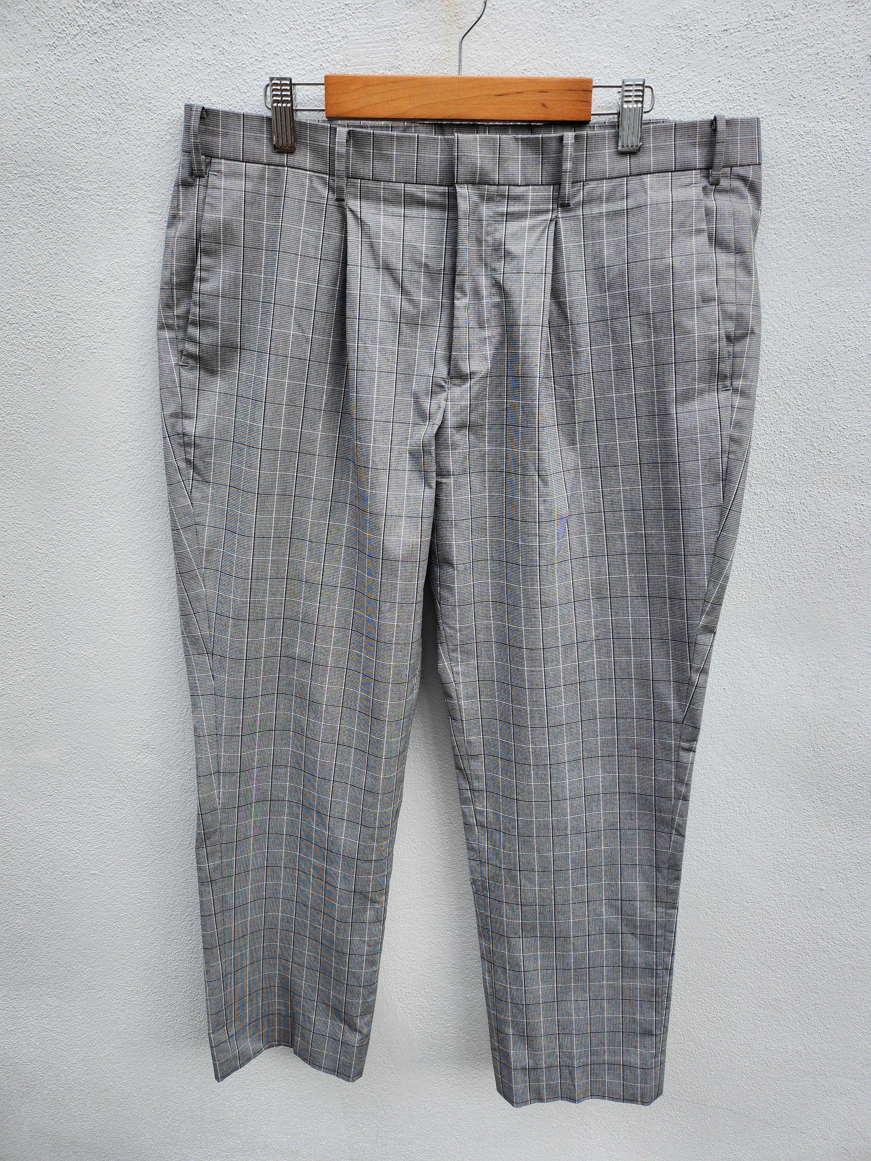 Japanese Brand 💥DoClasse Casual Check Pants Size US 35 - 2 Thumbnail