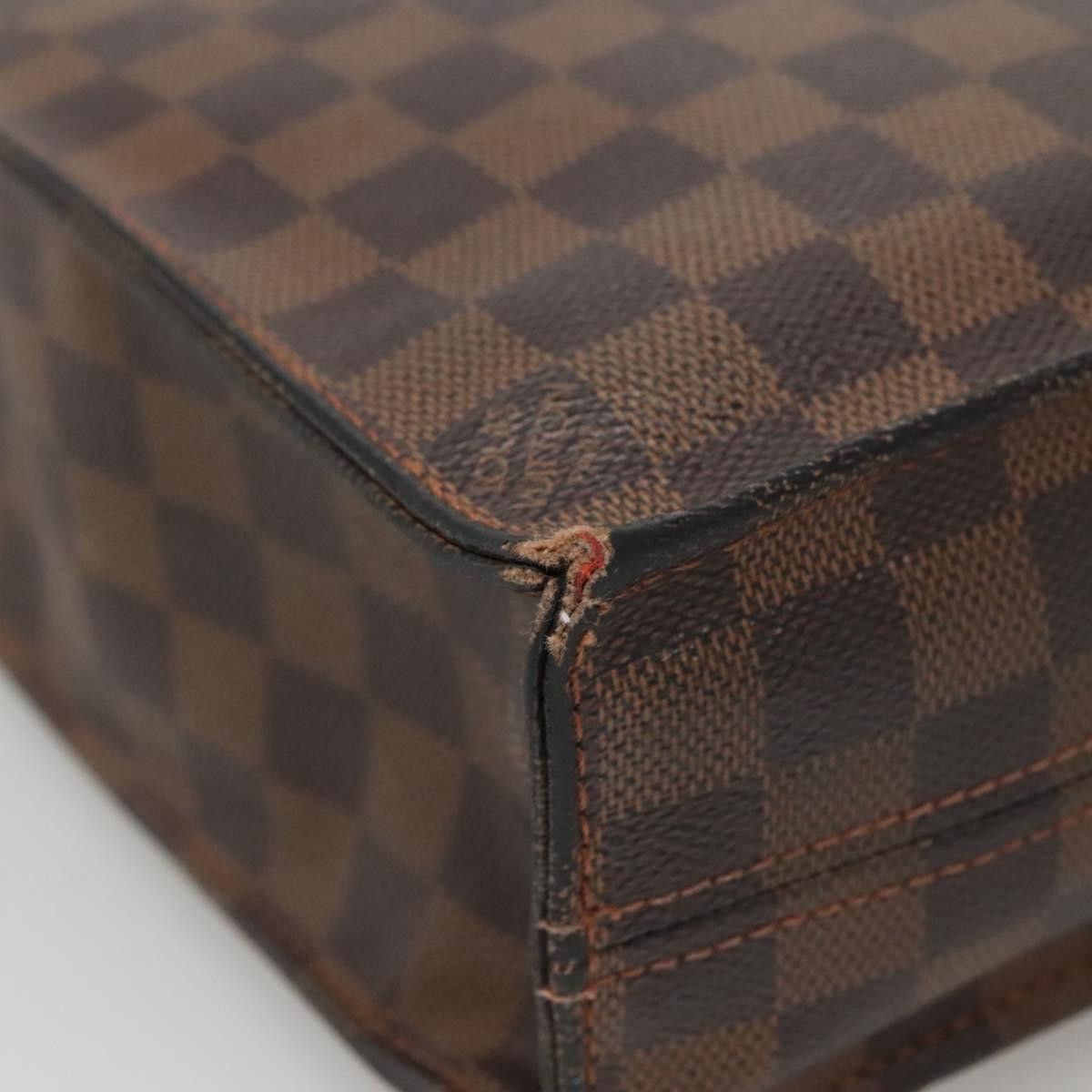 Louis Vuitton LOUIS VUITTON Damier Ebene Sac Plat Hand Bag N51140 Size ONE SIZE - 15 Thumbnail