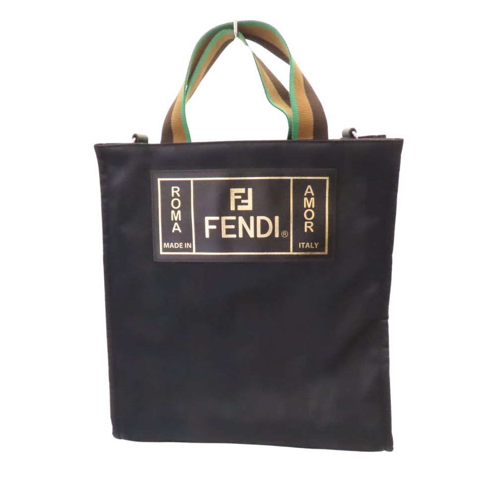 Fendi Fendi 7Va454 A6Fy F0Gxn Nylon Tote Bag Others Tote Bag 7Va454 A6Fy F0Gxn in Black, Men's