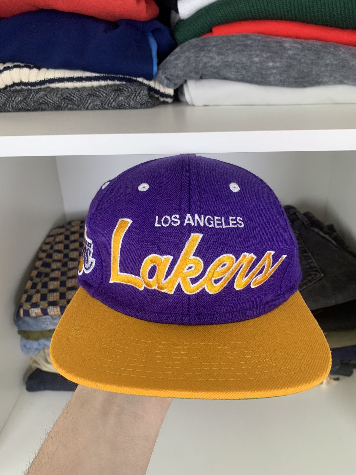 NBA Mitchell & Ness Los Angeles Lakers Cap Hat Size ONE SIZE - 3 Thumbnail