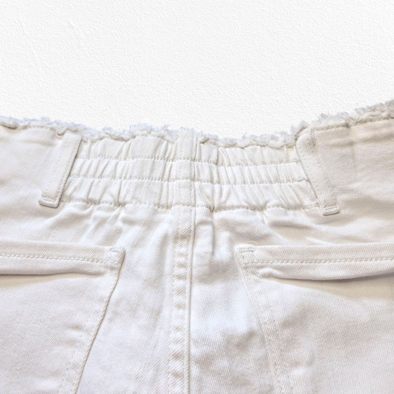 Express Express White Paper Bag Cut Off Shorts Size 8 Size 30" / US 8 / IT 44 - 9 Thumbnail