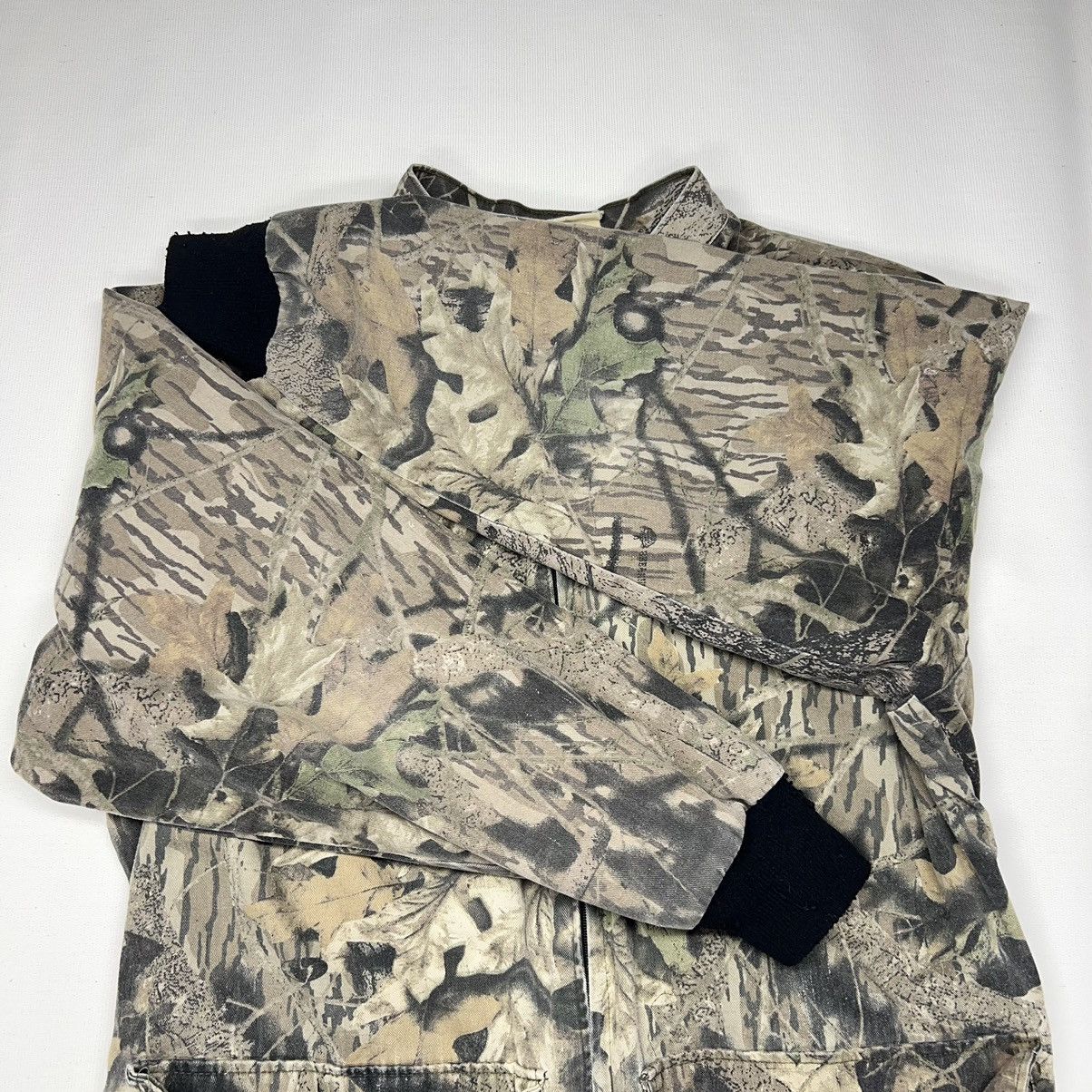 Vintage VTG Scentlock Jacket Camo Green Hunting Camouflage Mock Neck Size US XXL / EU 58 / 5 - 11 Thumbnail